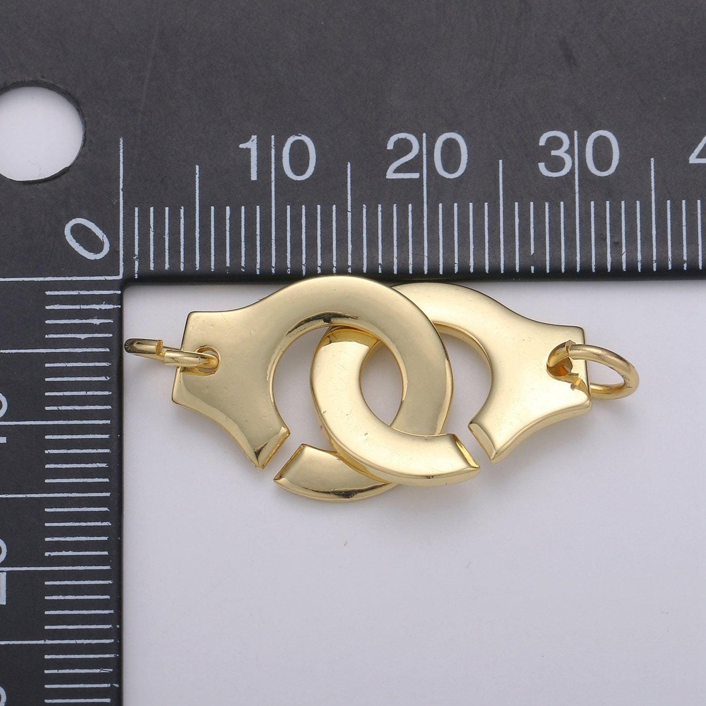 1 pair round hook clasp 24k gold , wholesale hook jump ring for jewelry necklace bracelet anklet making, size 37mmx15mm, supp-1025