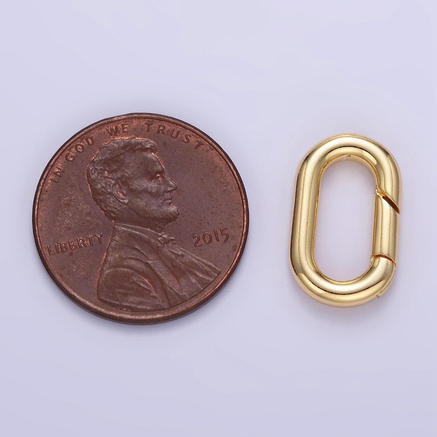 Mini gold oval spring gate ring clasp for jewelry necklace bracelet purse oval push gate snap hook for charm holder jewelry making carabiner