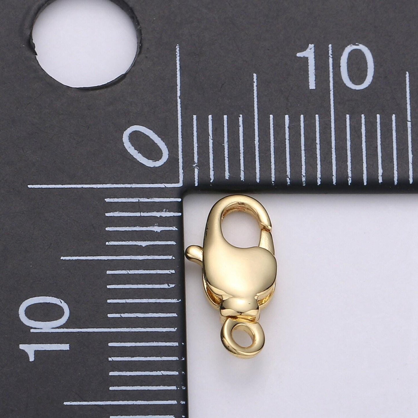 1pc wholesale lobster clasp gold , lobster claw with jump ring for jewelry necklace bracelet anklet making, size 12mm x 5.7mm, sup-923,k-923