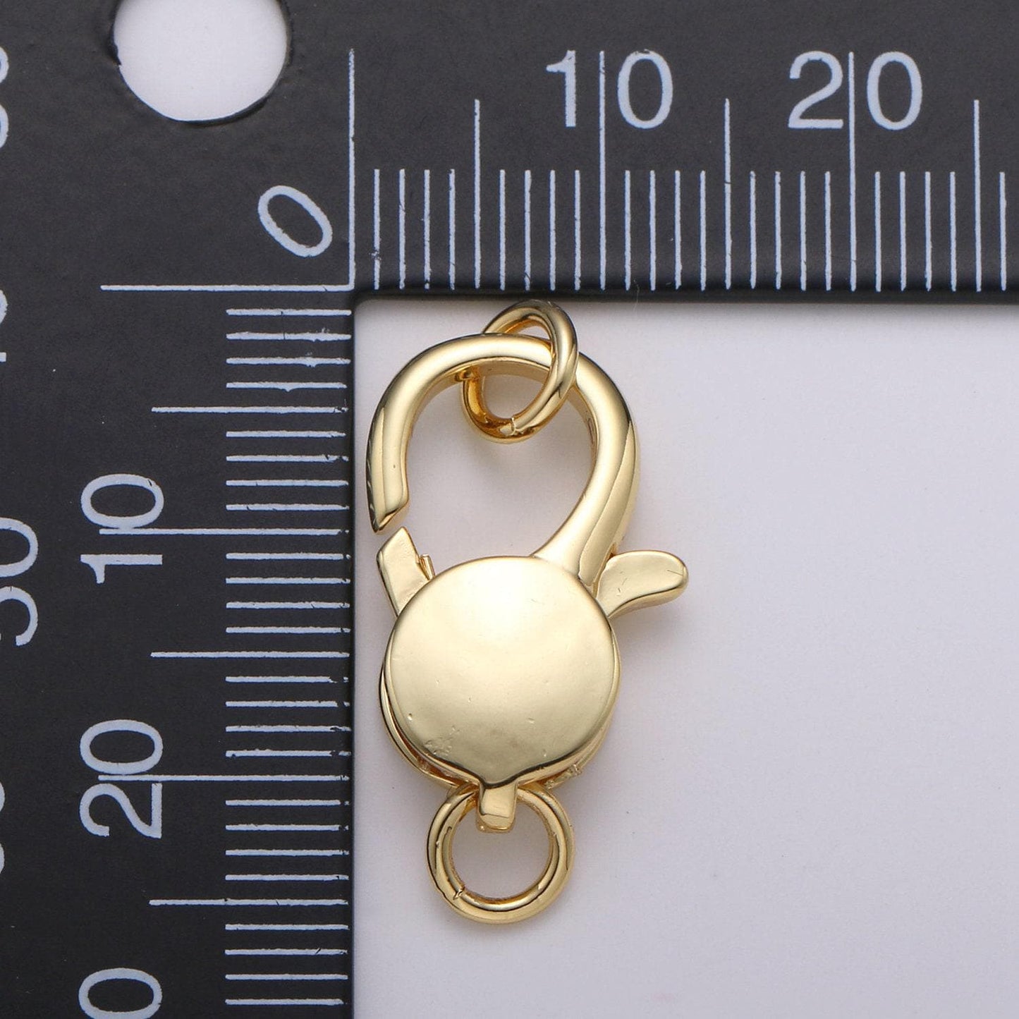 1pc wholesale lobster clasp 14k gold , lobster claw with jump ring for jewelry necklace bracelet anklet making, size 26mmx13mm,k-835,k-836