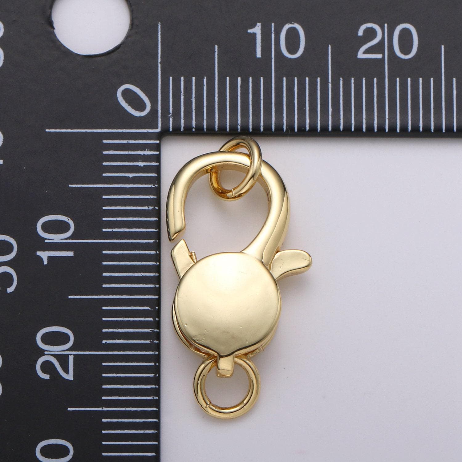 1pc wholesale lobster clasp 14k gold , lobster claw with jump ring for jewelry necklace bracelet anklet making, size 26mmx13mm,k-835,k-836