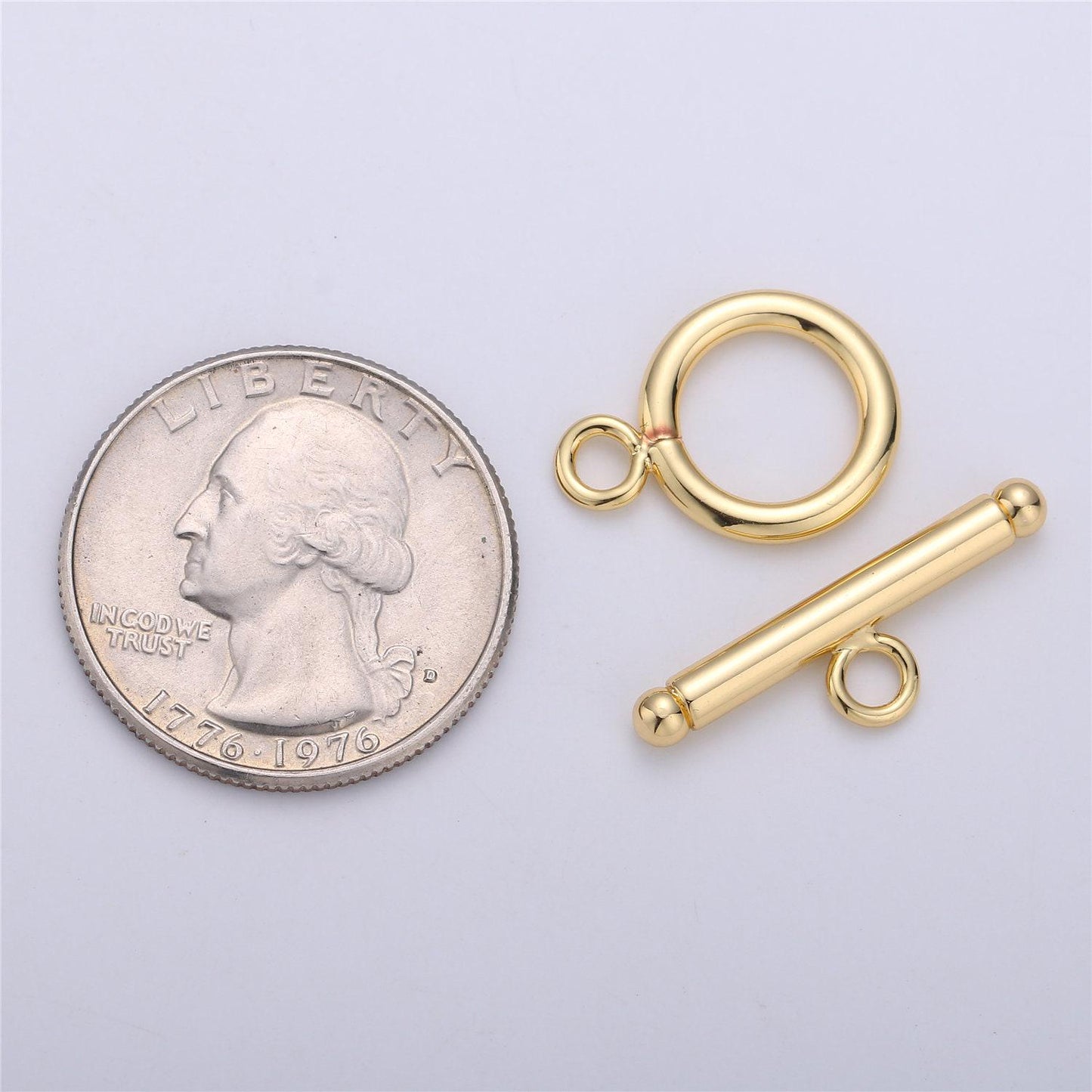 1 set 14mm gold toggle clasp, silver, rose gold, black ot clasp for bracelet necklace k-175
