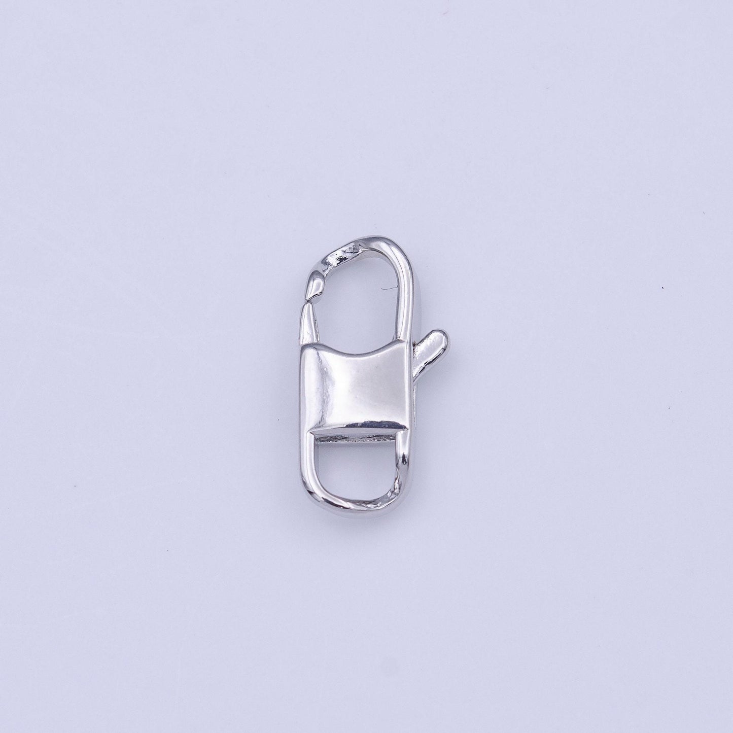 1pc wholesale lobster clasp small rectangle lobster clasp for jewelry making 14.5 x 7.7mm end clasp for bracelet necklace component k268