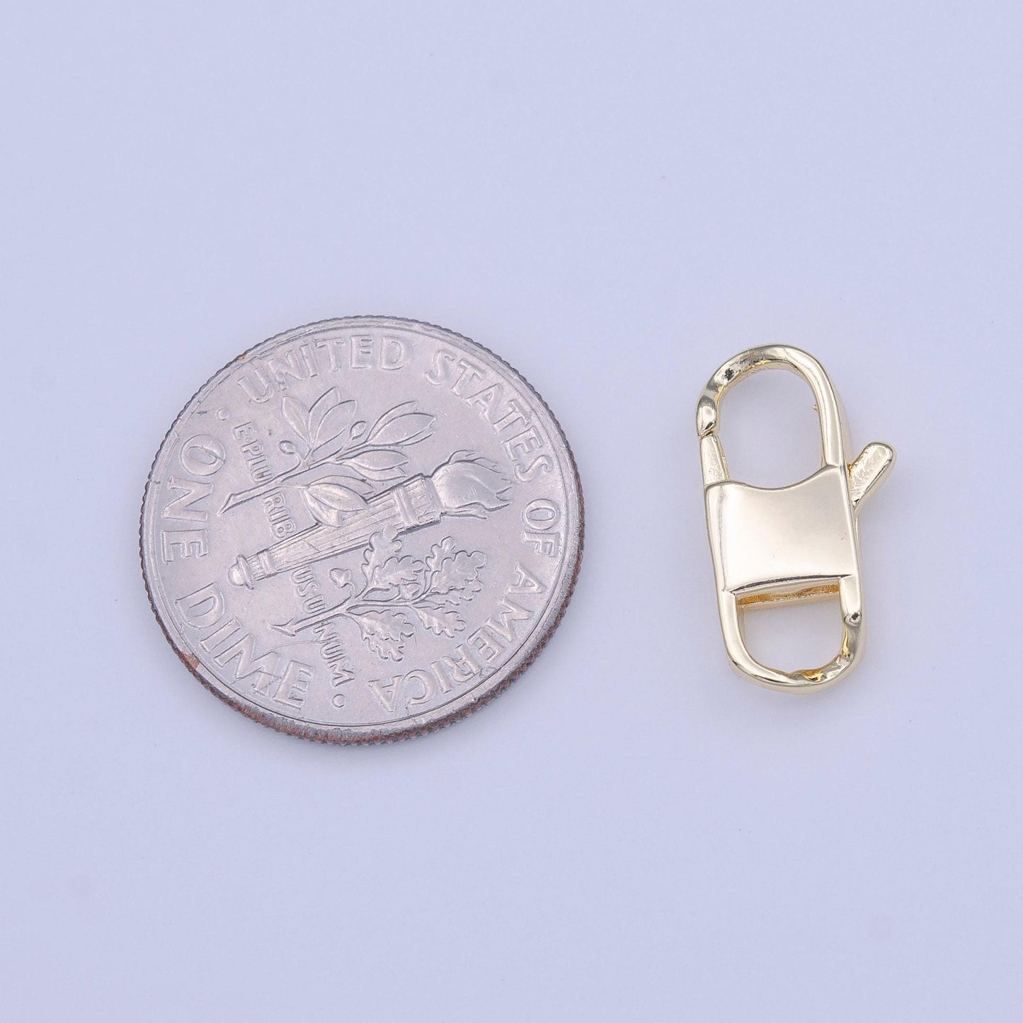 1pc wholesale lobster clasp small rectangle lobster clasp for jewelry making 14.5 x 7.7mm end clasp for bracelet necklace component k268