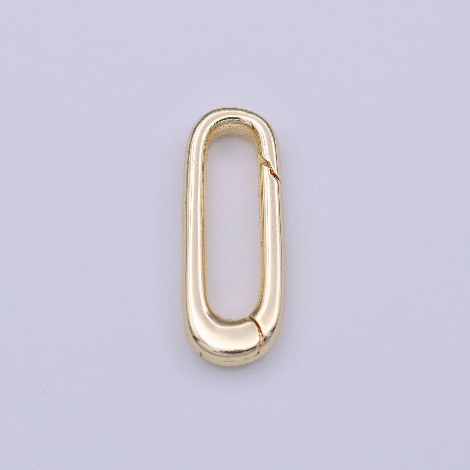 Spring gate clasp brass , oval gate push clasp, spring gate oval. spring clasp charm holding link connector for necklace bracelet clasp k242