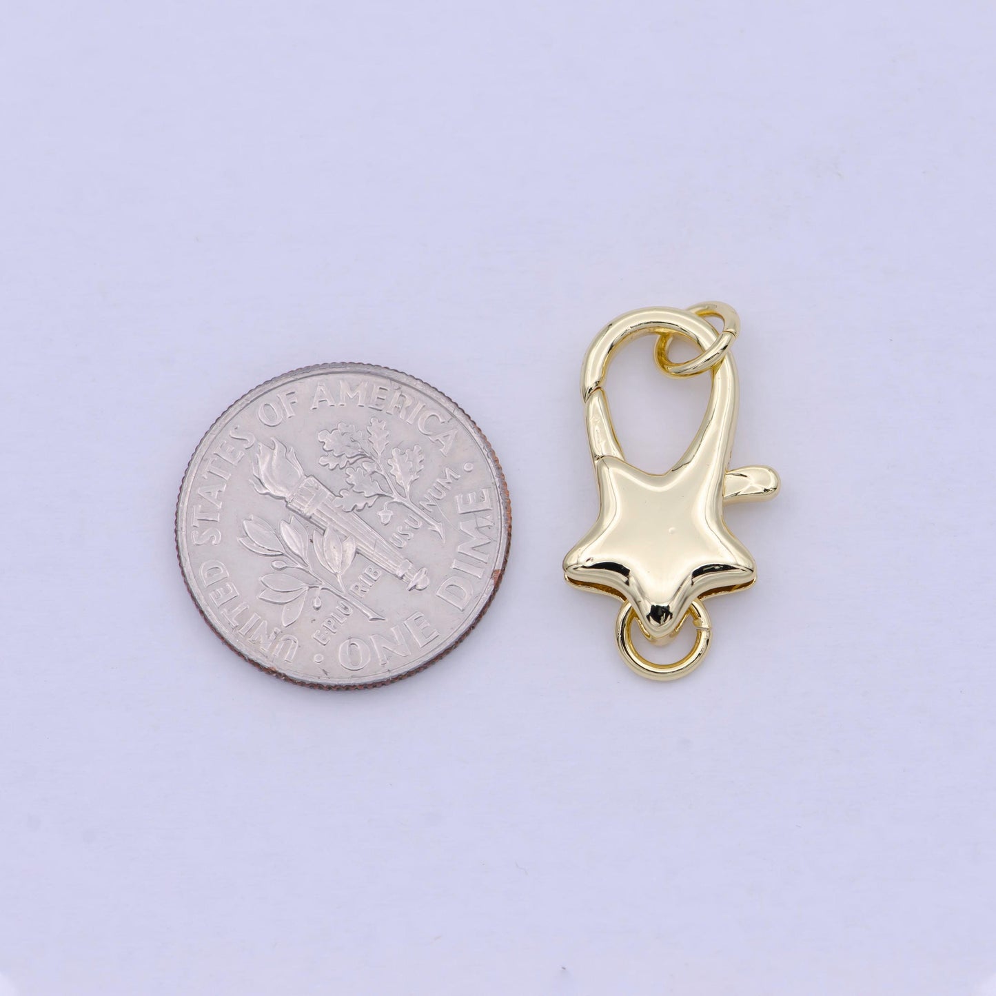 Dainty 14k gold filled star lobster clasp celestial claw with jump ring diy minimalist jewelry supplies k-038