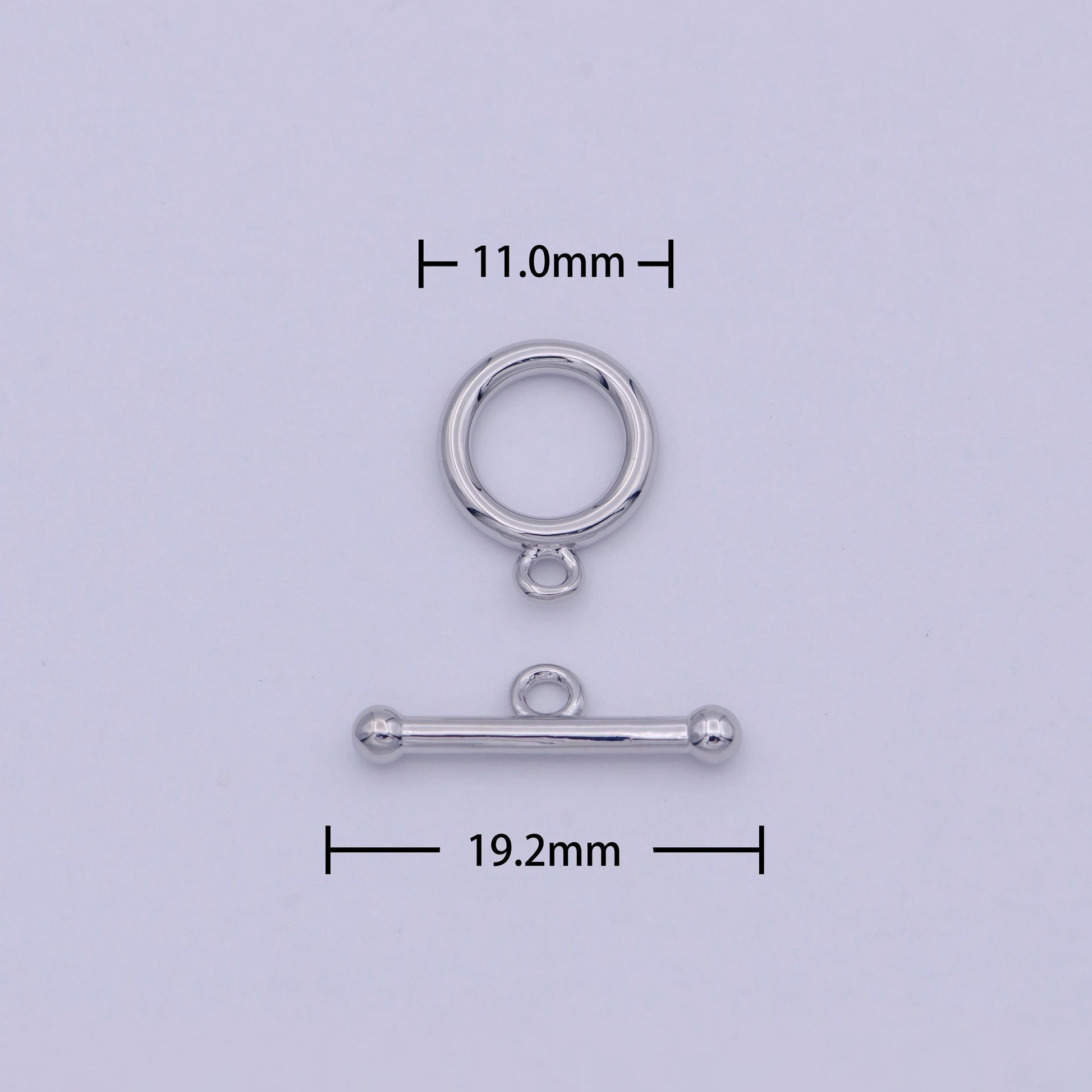 Silver ot clasp silver toggle clasp for jewelry making supply k-023