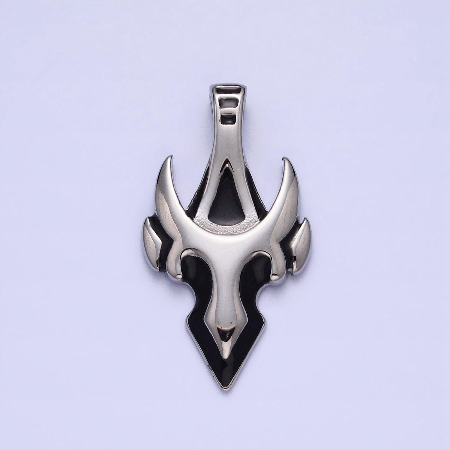 Stainless steel knight mask pendant men warrior jewelry inspired for statement jewelry hard heavy duty jewelry j-742