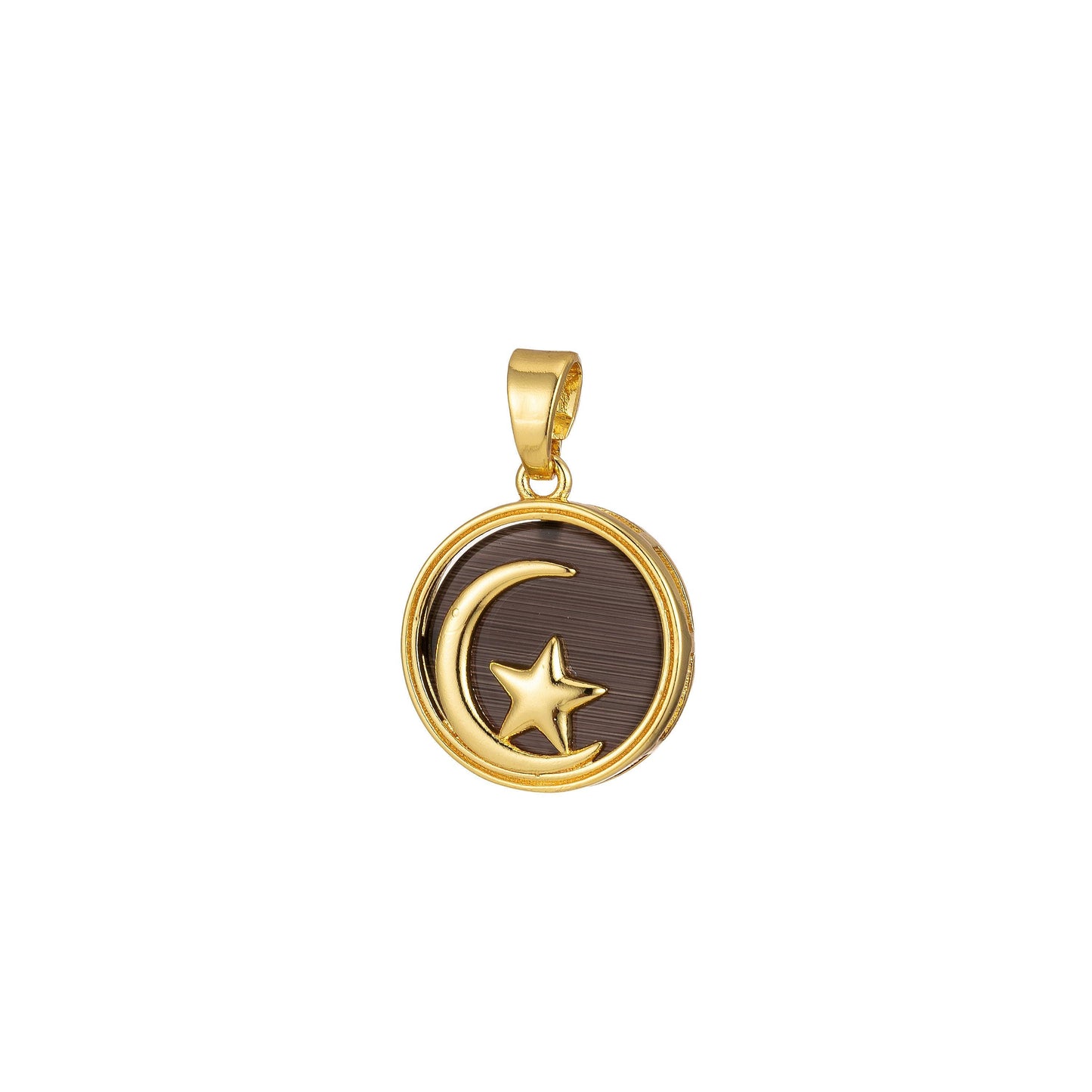 1pc celestial pendant crescent moon star dainty charm for necklace bracelet findings for jewelry making