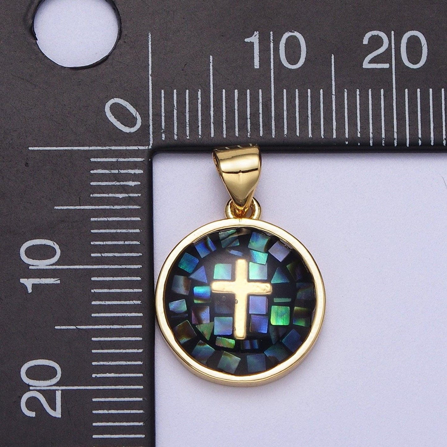 24k gold filled pink shell cross charm pendant white green blue shell religious charm necklace bracelet pendant 20x13.8mm i-075