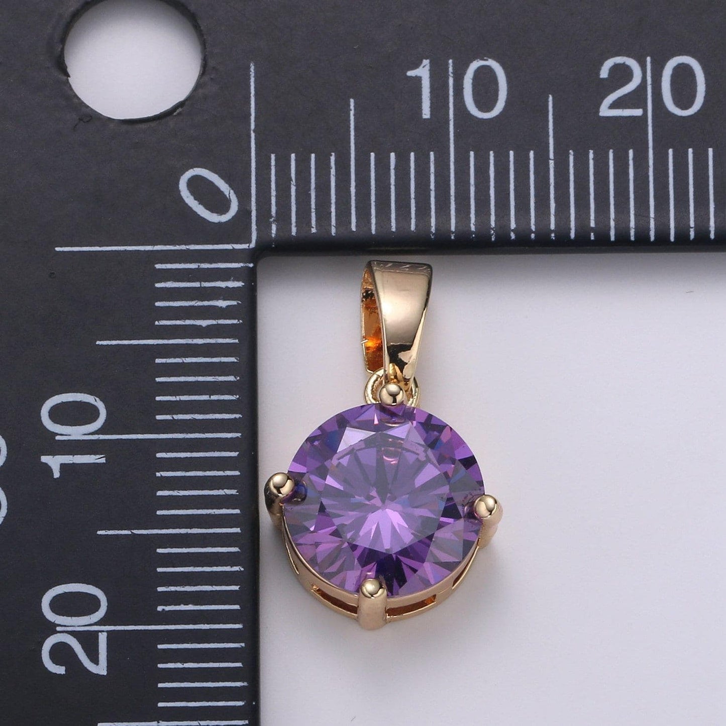 1pc. cubic zirconia 18k gold pendant, solitaire cubic charm for easy self-making jewelry, sophisticate pendant, h-262,h-263,j-098