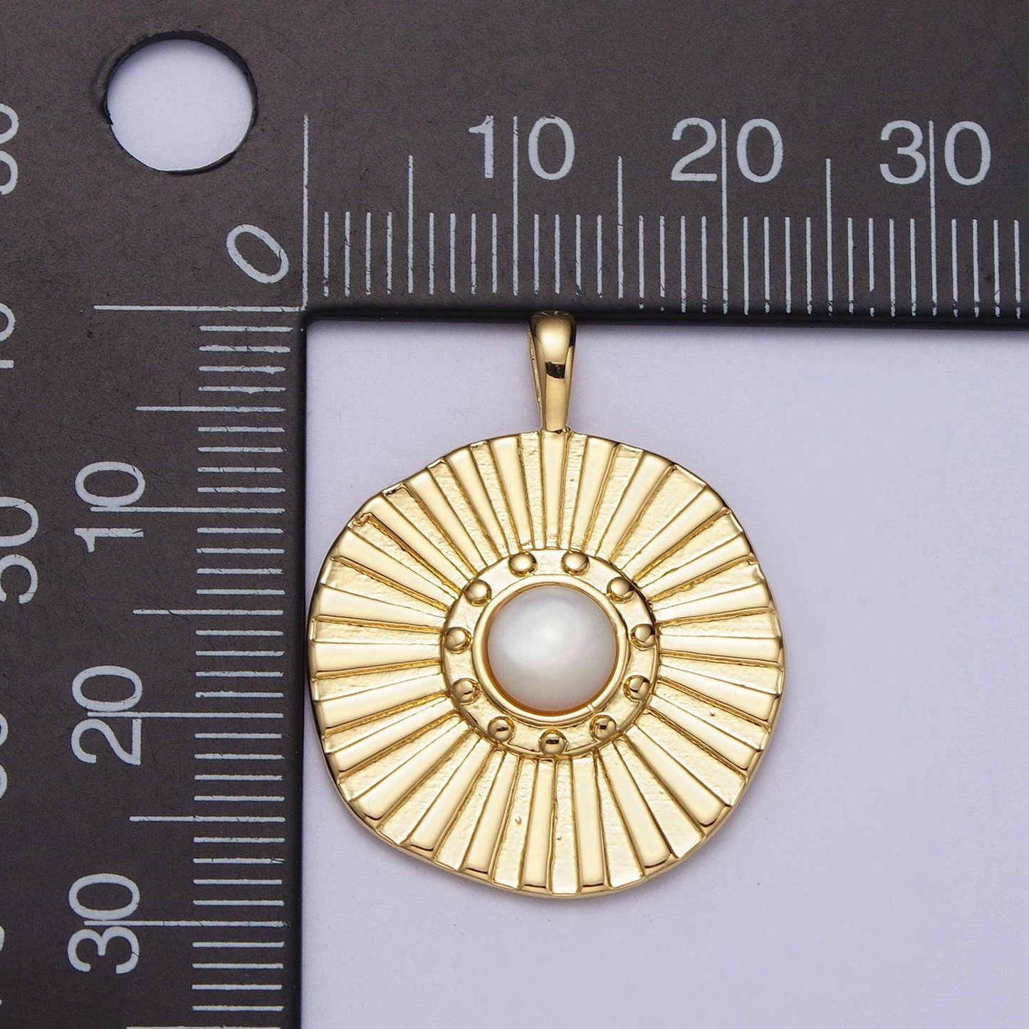 14k gold filled sun charm necklace, celestial necklace pendant gold pearl sun beam mother of pearl charm necklace sunburst charm h327