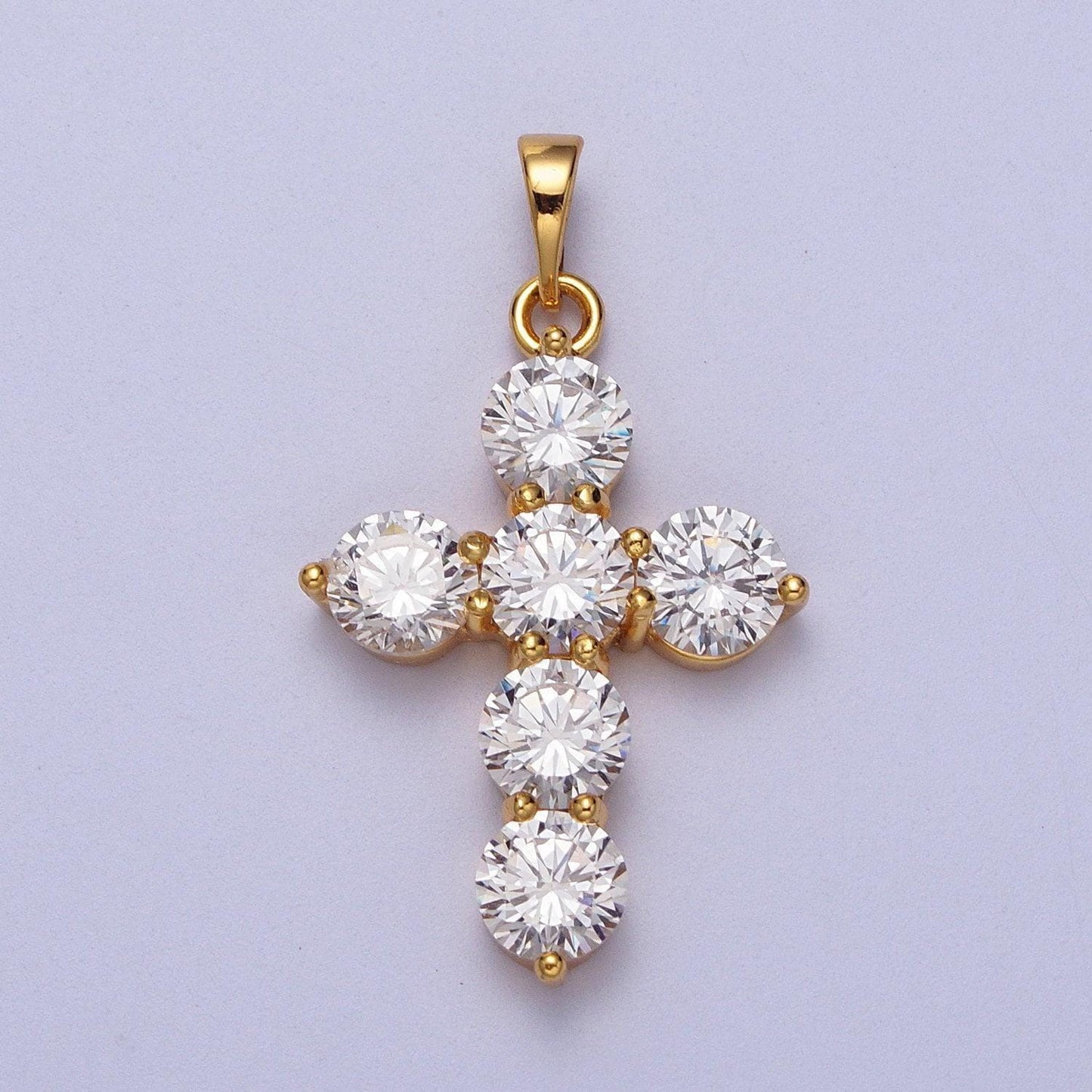Dainty cubic cross charm micro pave cross charm for bracelet necklace pendant religious necklace 24k gold filled cross jewelry making h291