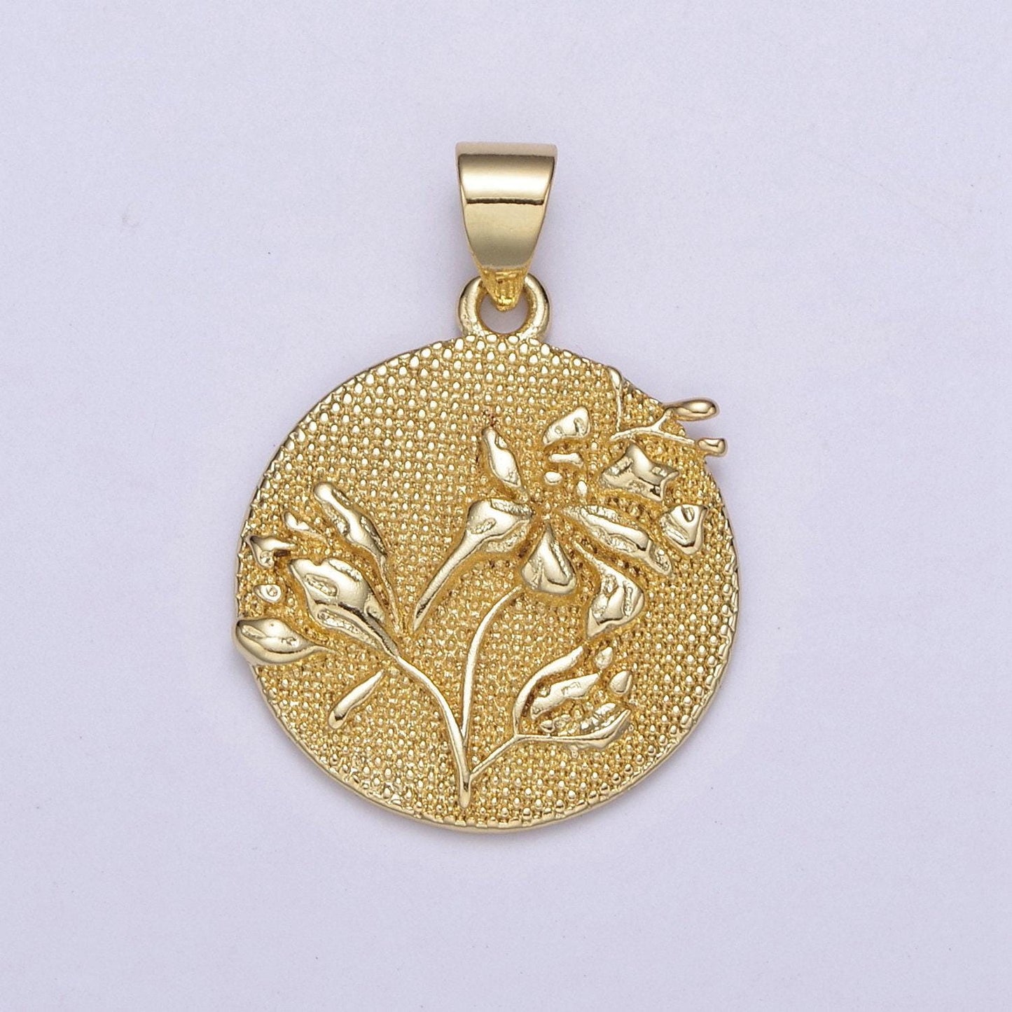 Wild flower collection gold rose flower, cotton blossom, sun flower dandelion charm medallion for necklace bracelet supply