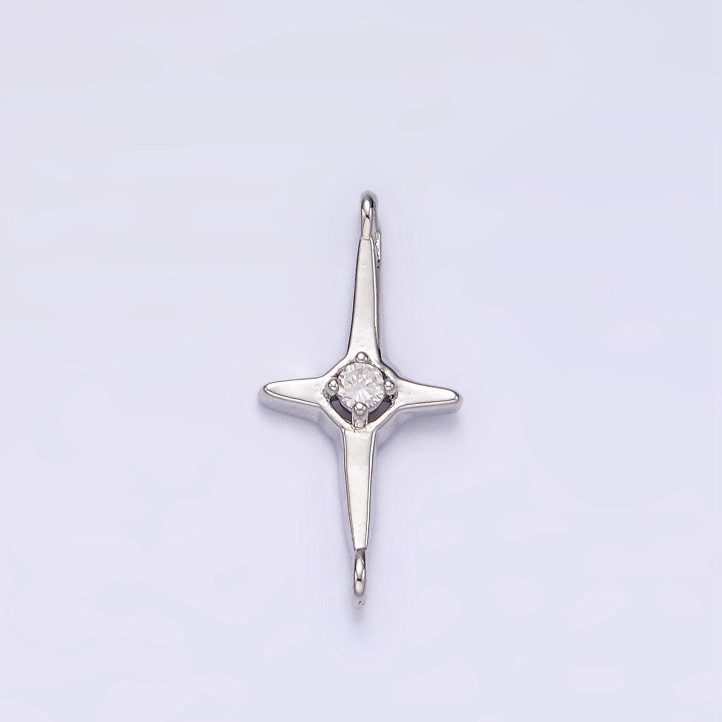 1pc 14k gold filled micro pave cz north star charm connector gold filled star link connector for bracelet diy jewelry making g788