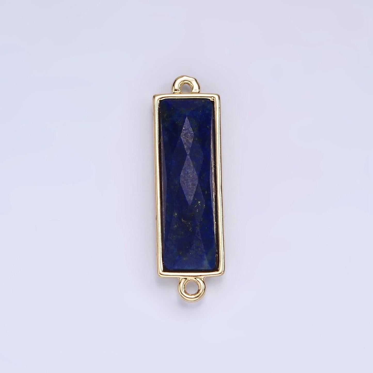 Mini 14k gold filled cubic zirconia link connector color faceted crystal charm connector birthstone link connector g-742 g-753