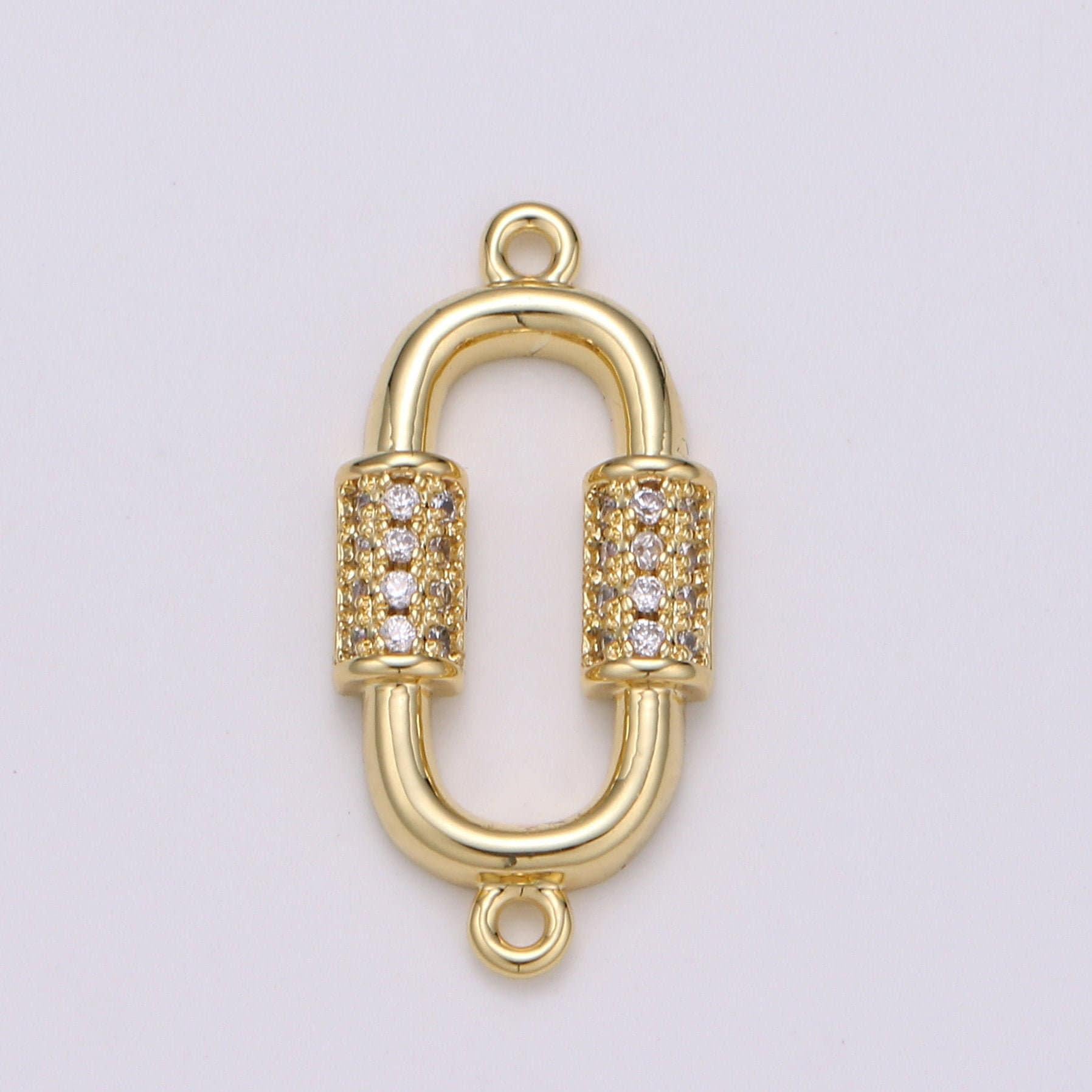 1pc cz paved gold connectors, charm cubic micro paved, rows of diamond cz jewelry craft supply,diybracelet & neckalace, cogf-614