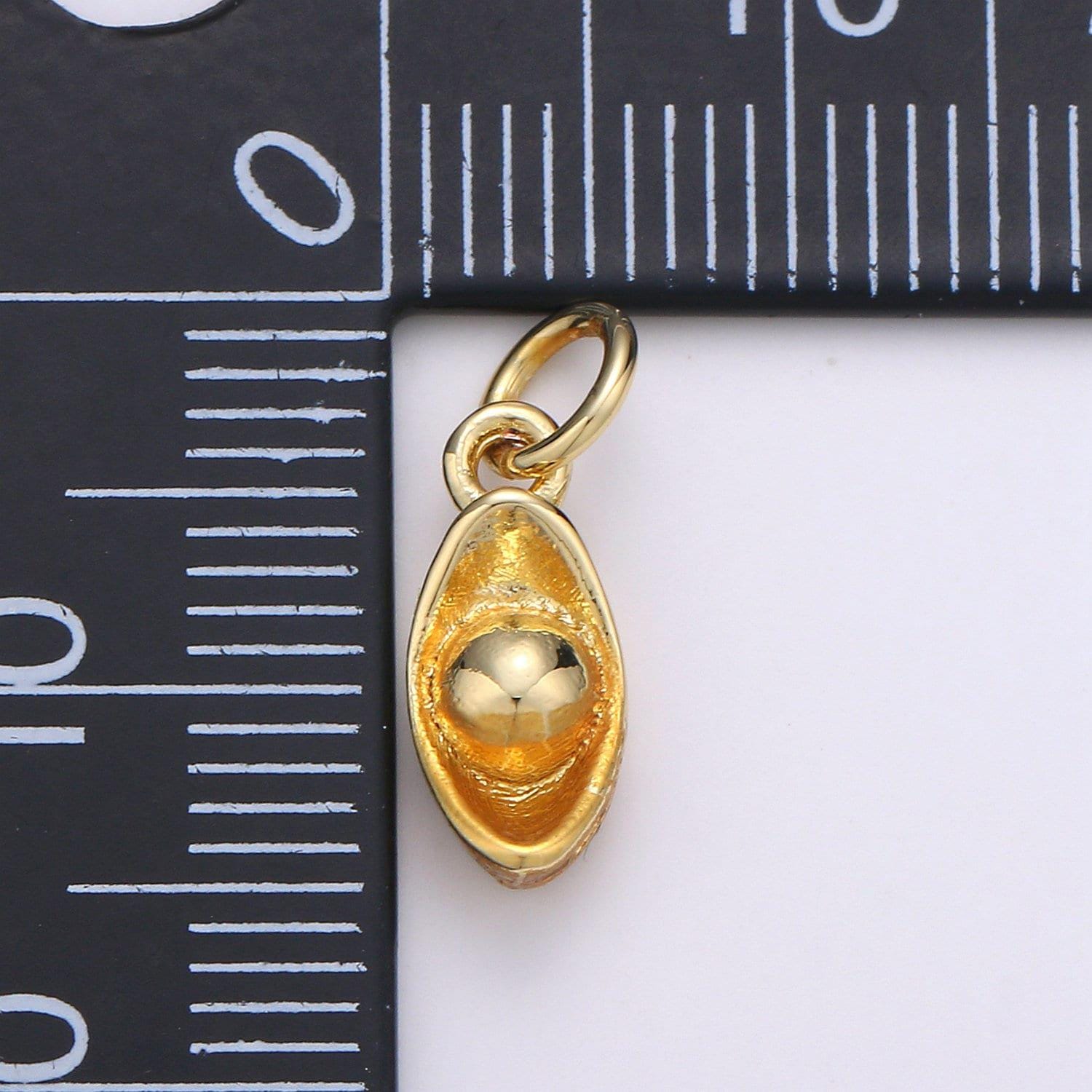 1pc chinese new year gold ingot 24k gold charm, blessing pendant charm,dainty charm,for diy jewelry gold color,chgf-2041