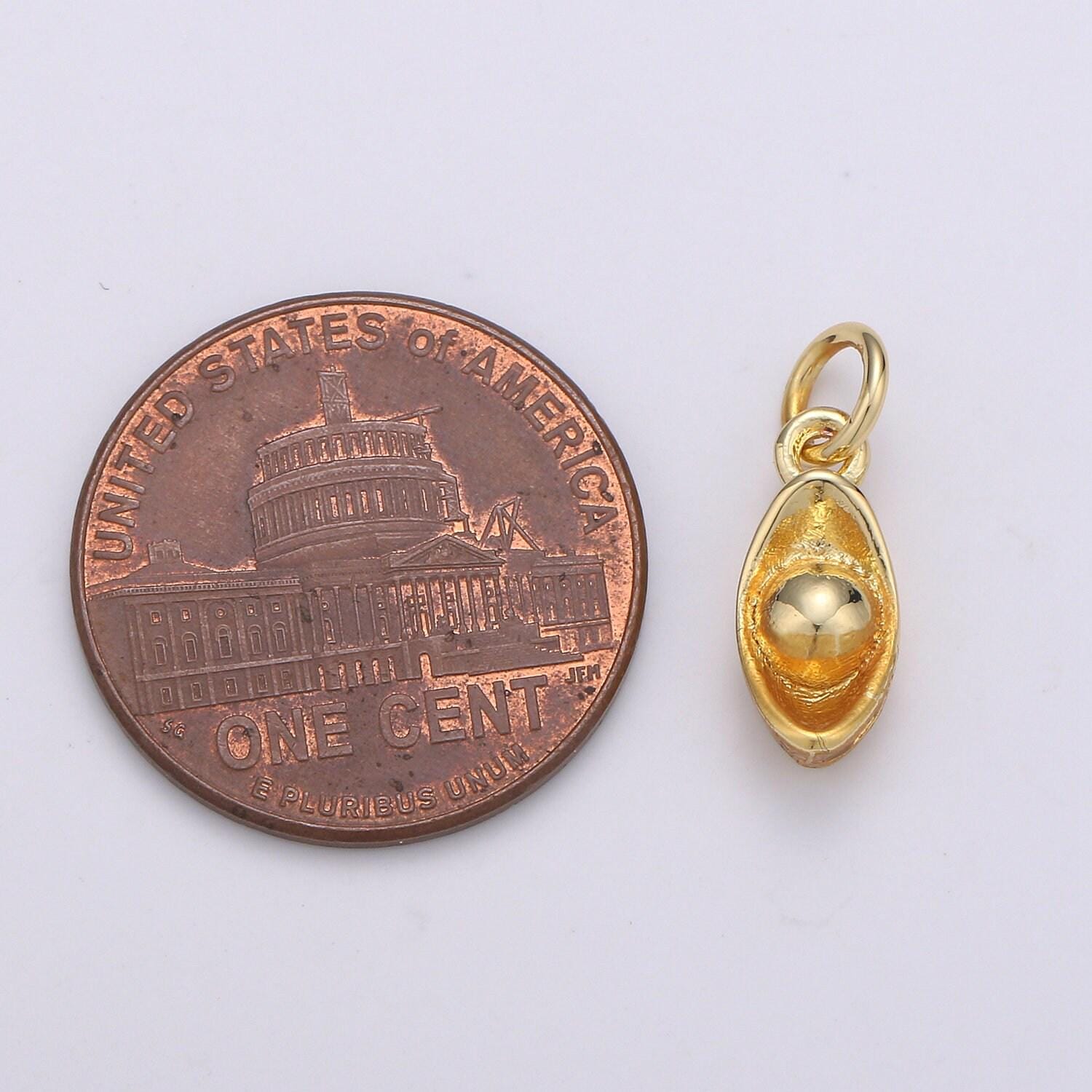 1pc chinese new year gold ingot 24k gold charm, blessing pendant charm,dainty charm,for diy jewelry gold color,chgf-2041
