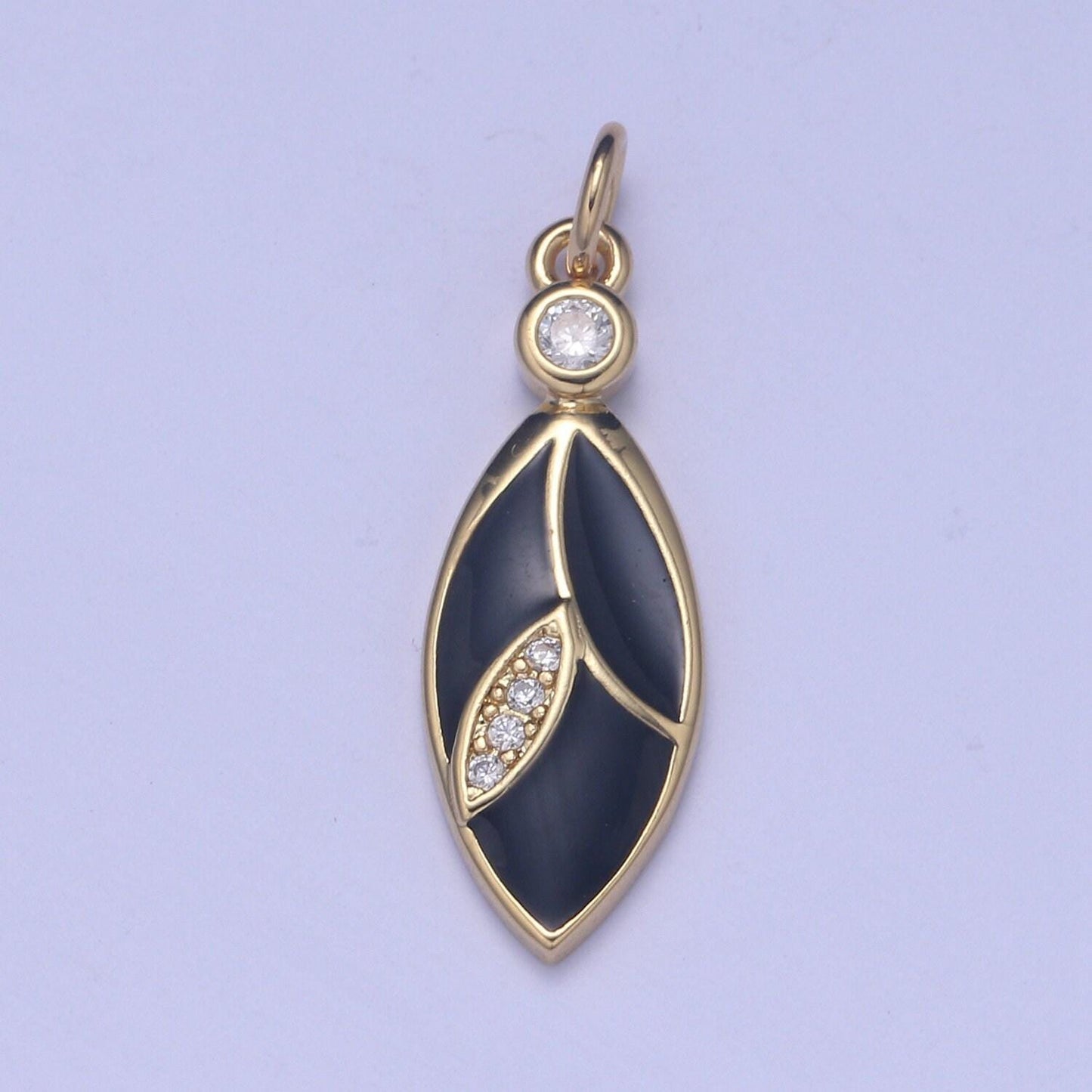 1x leaf charms for jewelry making colorful leaves shape enamel charm gold plated enamel pendants necklace earrings jewelry accessory ch 2196