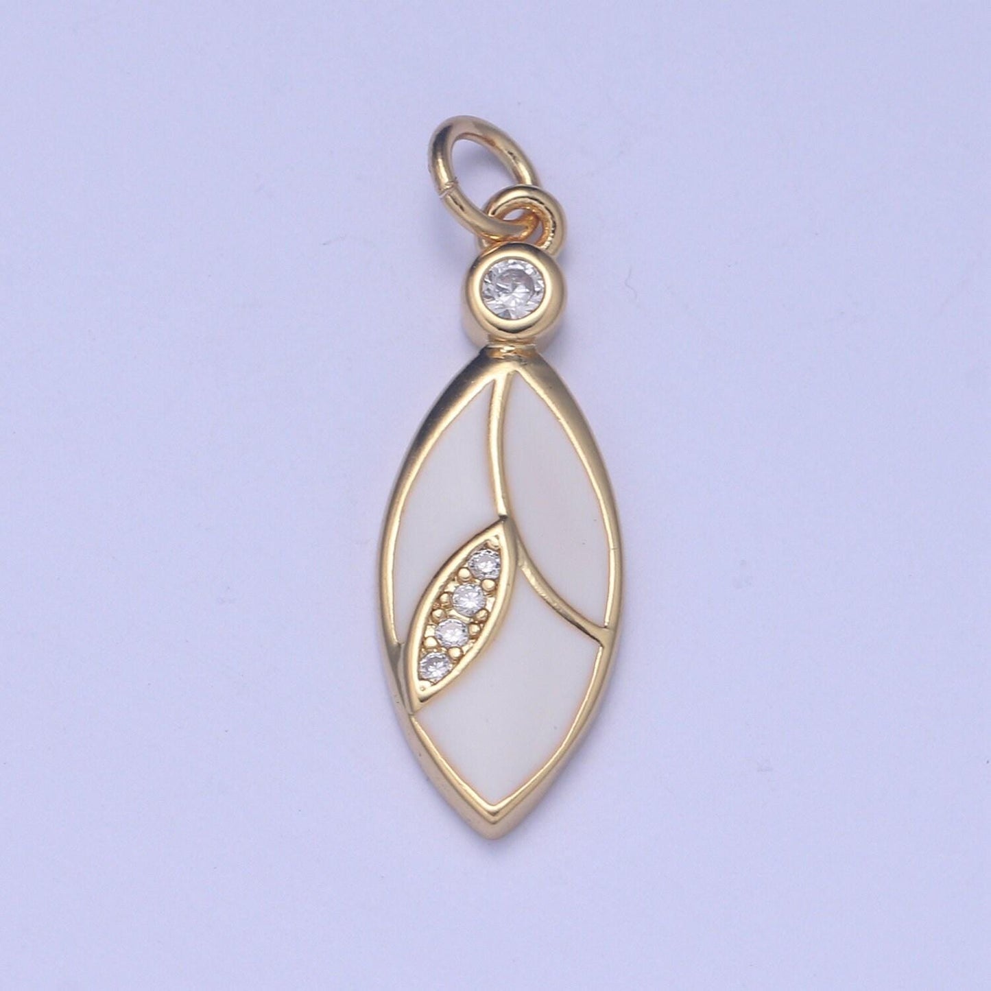 1x leaf charms for jewelry making colorful leaves shape enamel charm gold plated enamel pendants necklace earrings jewelry accessory ch 2196