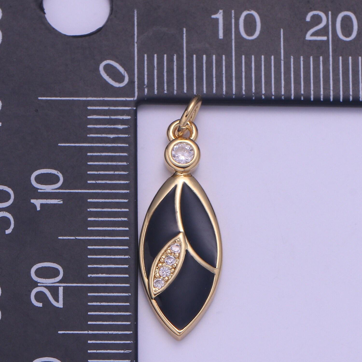1x leaf charms for jewelry making colorful leaves shape enamel charm gold plated enamel pendants necklace earrings jewelry accessory ch 2196