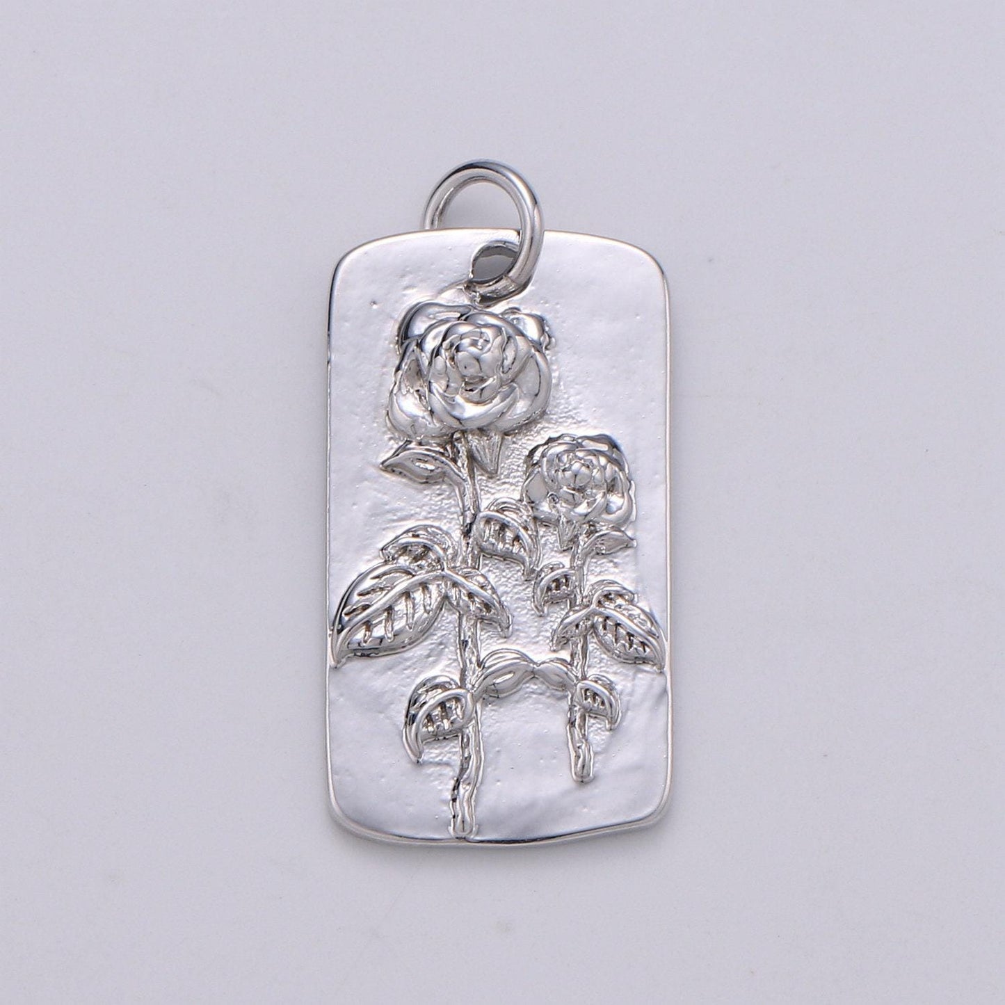 1x white gold flower charms, wild flower pendant, dainty sun flower poppy daisy rose charm for necklace floral jewelry, d-844~d-852