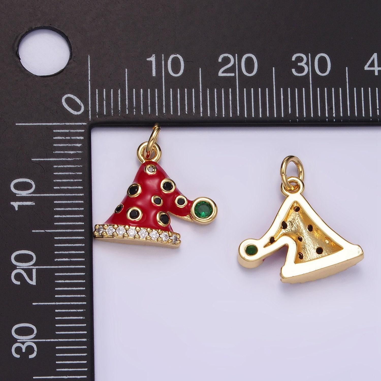 New dainty christmas charm inspired bulk wholesale christmas theme pendant xmas jewelry for necklace bracelet earring supply | d-541