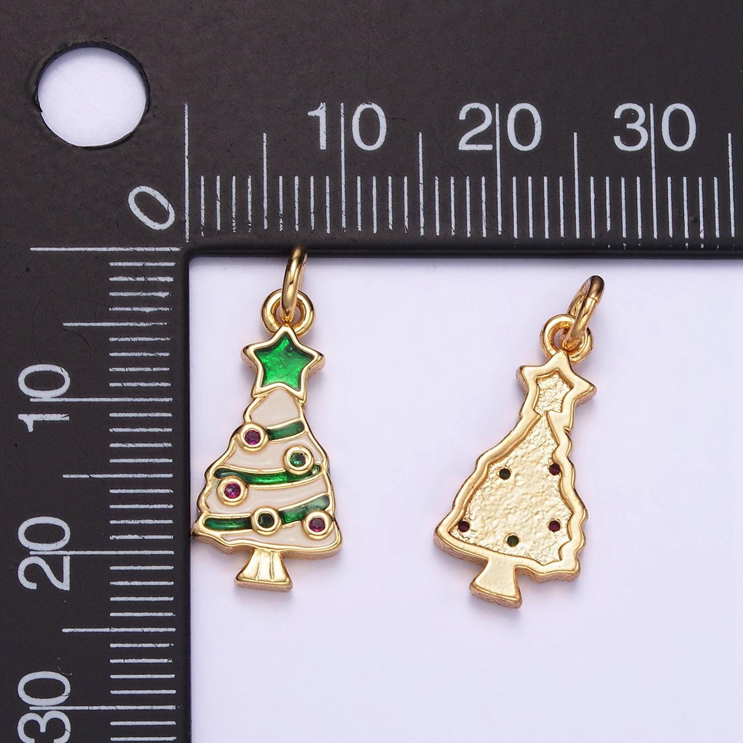 New dainty christmas charm inspired bulk wholesale christmas theme pendant xmas jewelry for necklace bracelet earring supply | d-541
