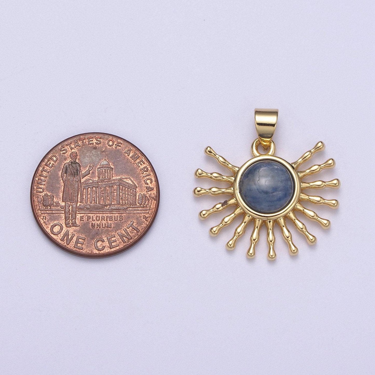 24k gold filled geometric sun pendant necklace, sunray charm, celestial sunbeam inspired h-114 / h-116 / h-117