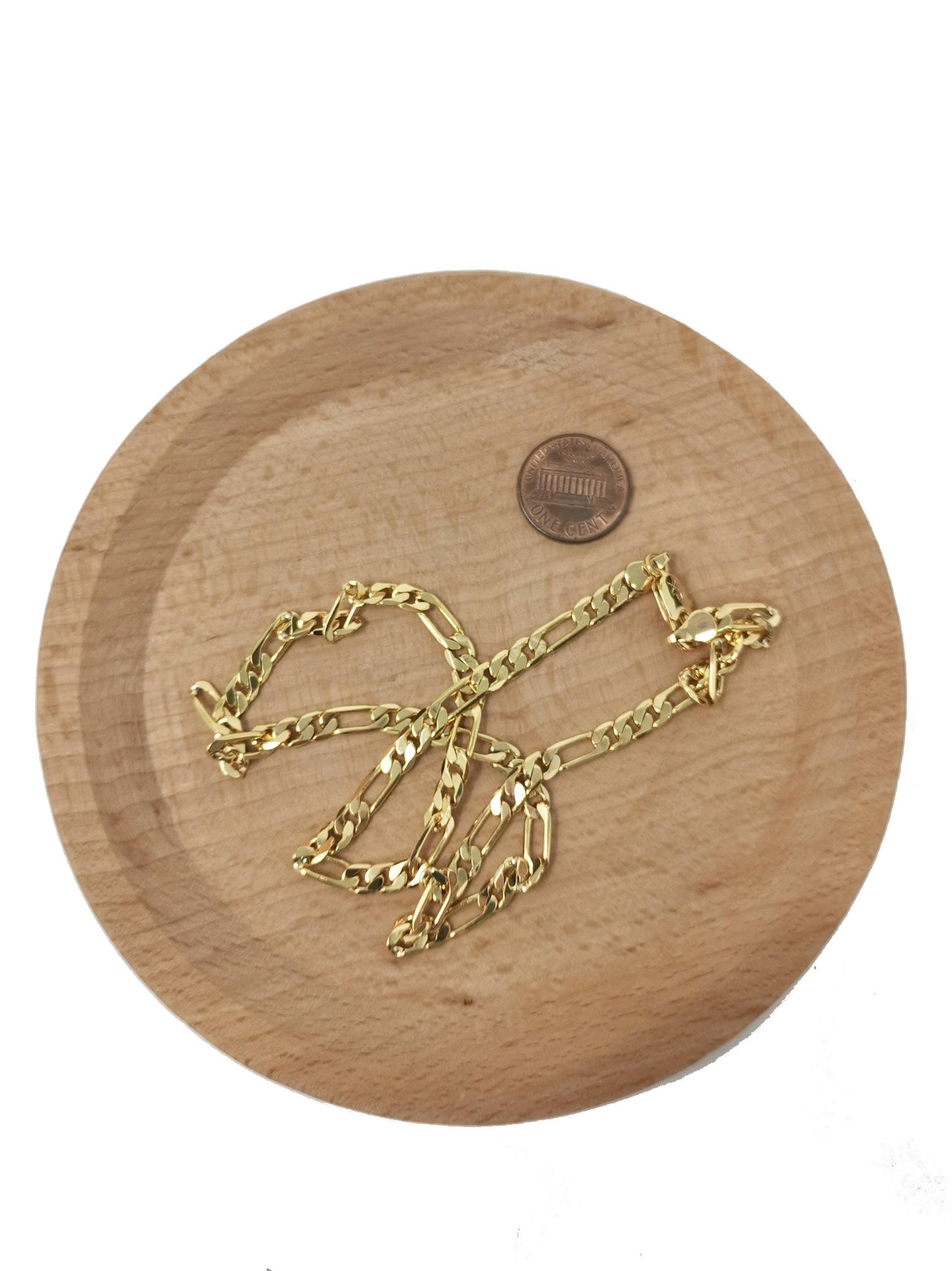 1pc 17.7'' ready to use gold figaro necklace chain, layering figaro chain dainty necklace, perfect for pendant charm necklace,ch-488