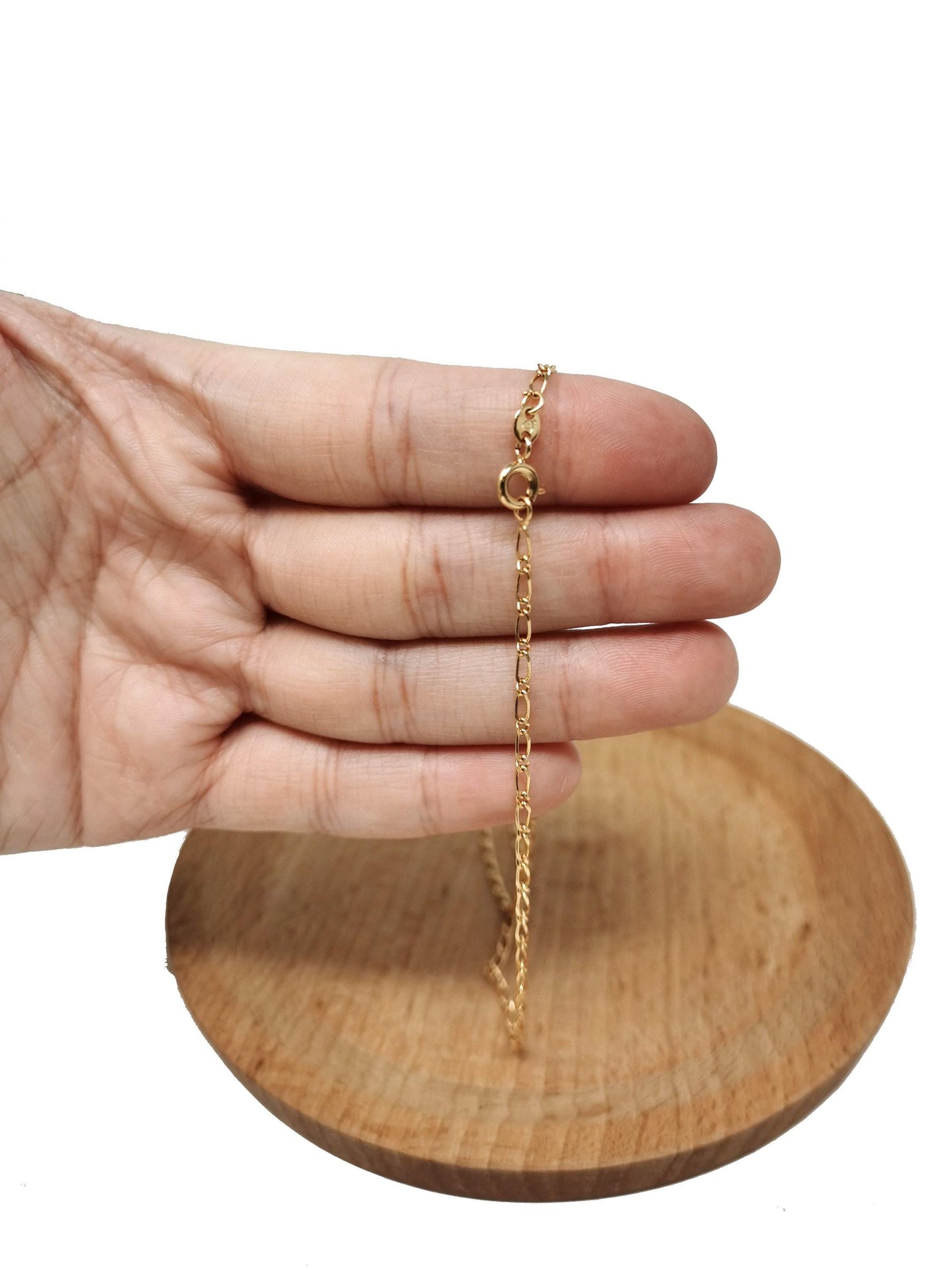 1pc 18'' ready to use 18k rosy gold plated rolo necklace chain, layering rolo chain dainty necklace, for pendant charm necklace making,715