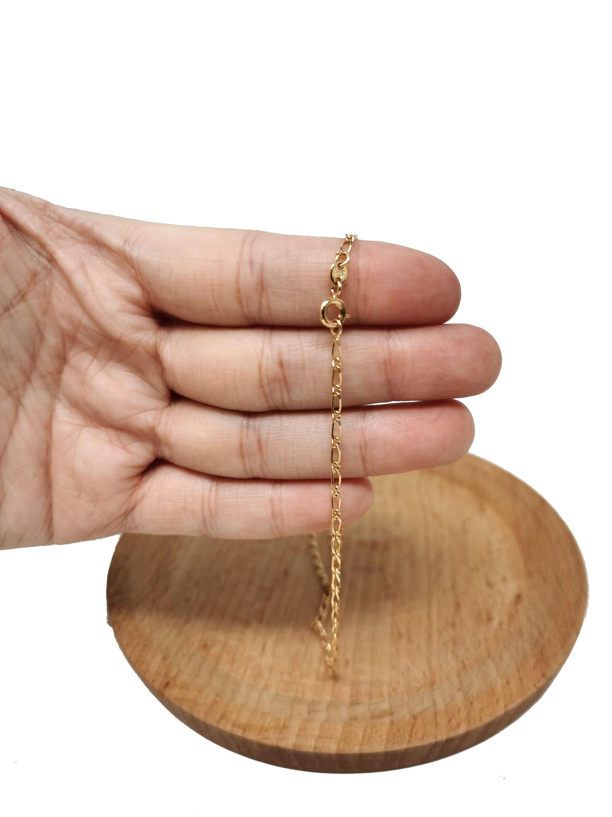 1pc 18'' ready to use 18k rosy gold plated rolo necklace chain, layering rolo chain dainty necklace, for pendant charm necklace making,715