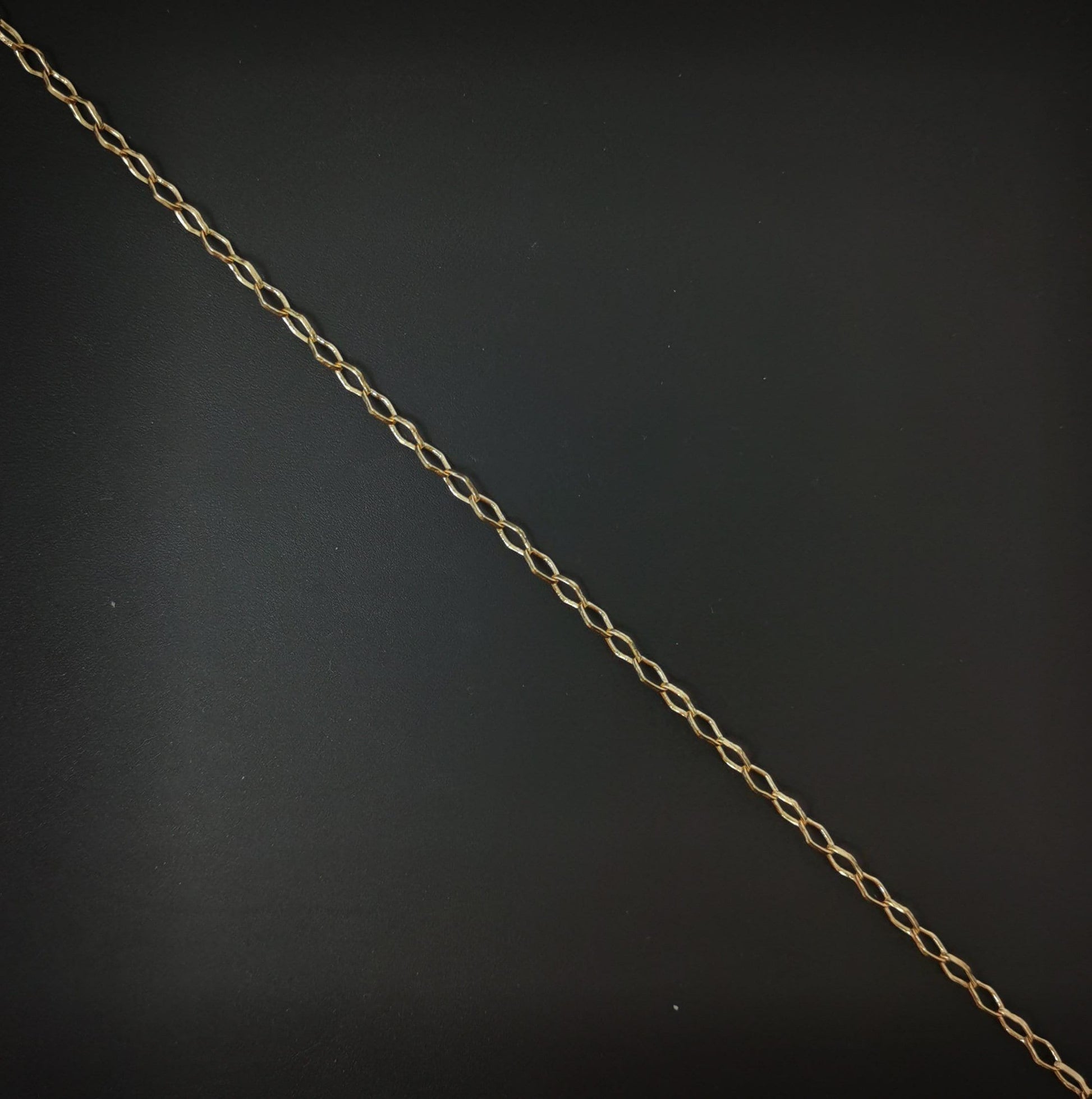 1pc 18'' ready to use 18k rosy gold plated rolo necklace chain, layering rolo chain dainty necklace, for pendant charm necklace making,715
