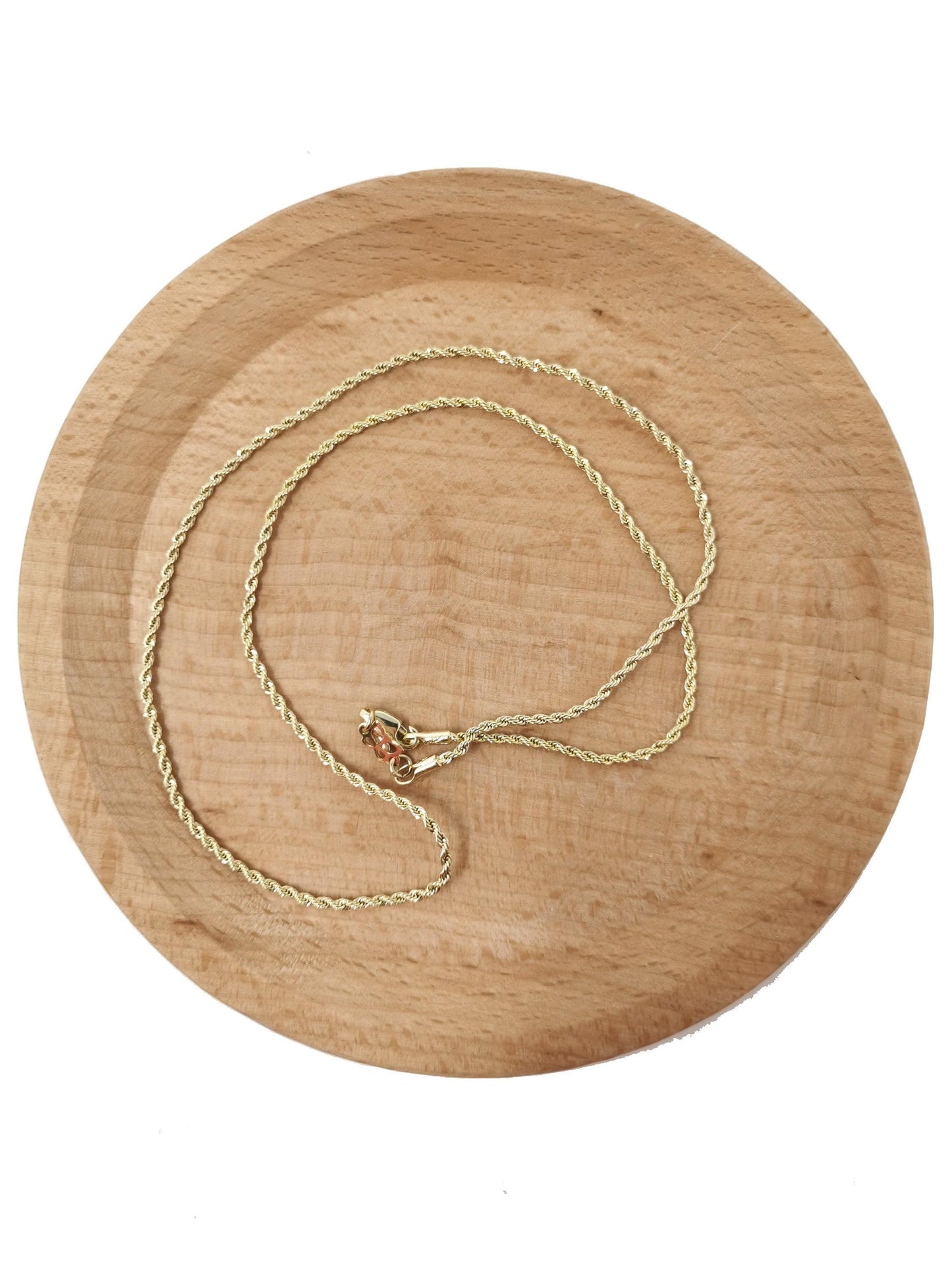 1pc 19.6'' ready to use 14k gold filled rope necklace chain, layering rope chain dainty necklace, for pendant charm necklace making, 546