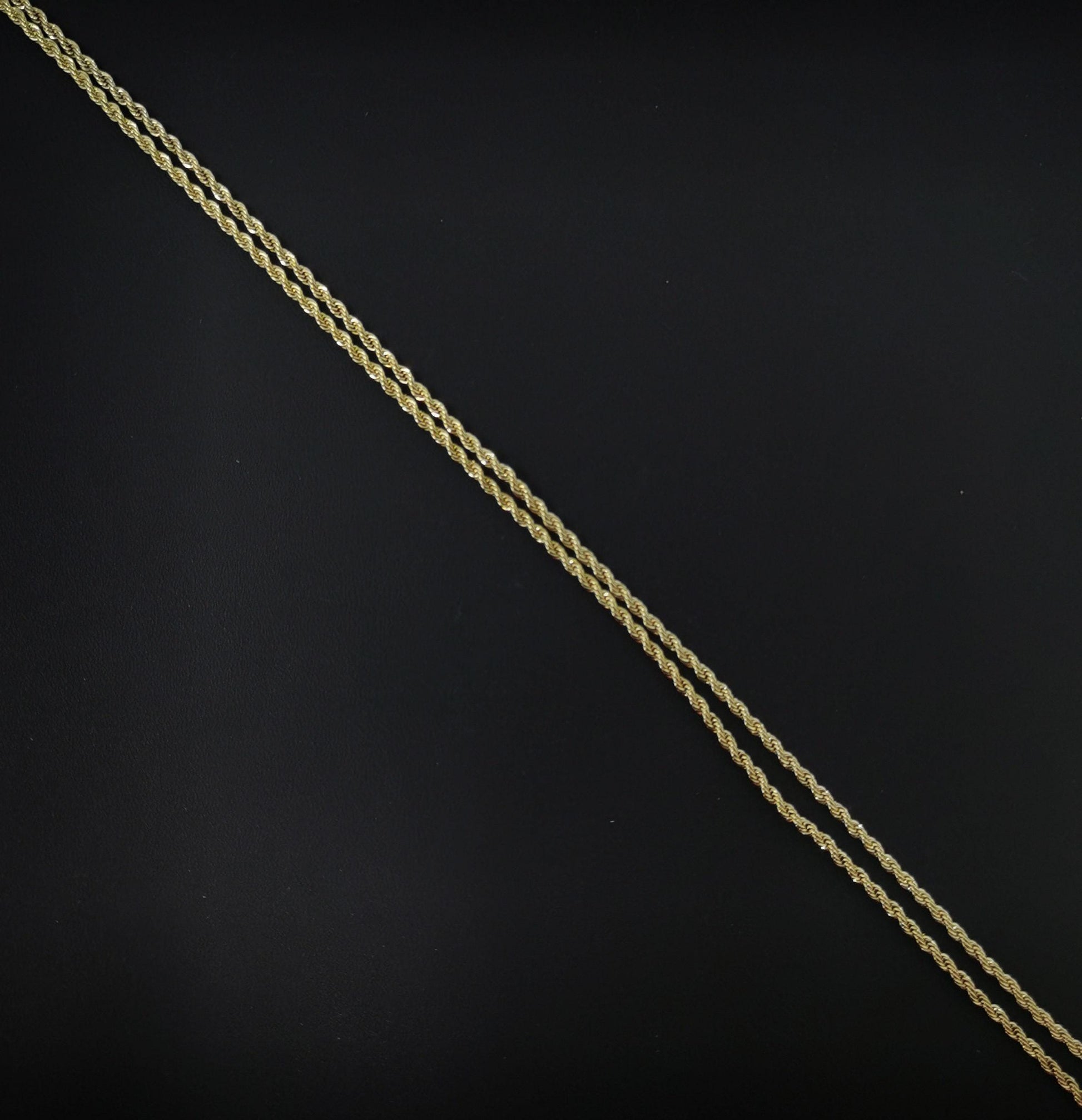 1pc 19.6'' ready to use 14k gold filled rope necklace chain, layering rope chain dainty necklace, for pendant charm necklace making, 546