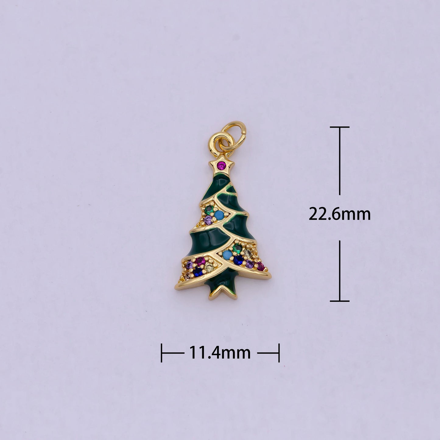 Dainty christmas charm set, bulk wholesale christmas theme pendant xmas jewelry for necklace bracelet earring | c-481