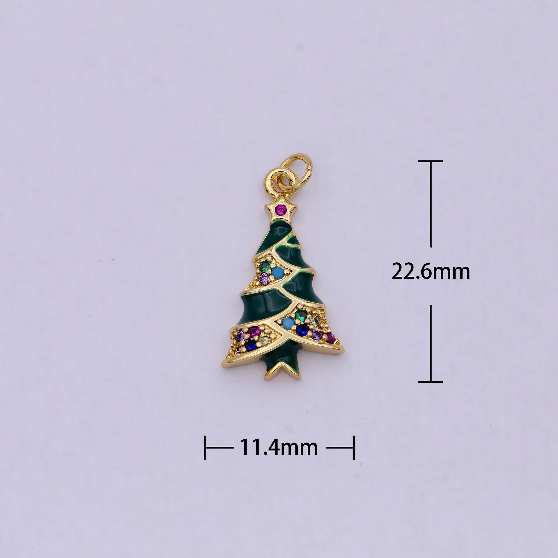 Dainty christmas charm set, bulk wholesale christmas theme pendant xmas jewelry for necklace bracelet earring | c-481