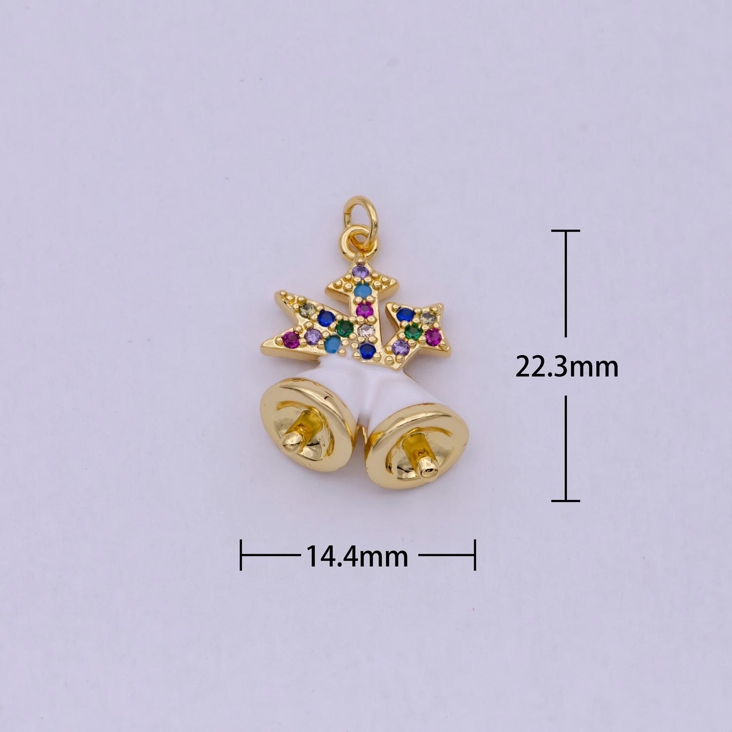 Dainty christmas charm set, bulk wholesale christmas theme pendant xmas jewelry for necklace bracelet earring | c-481