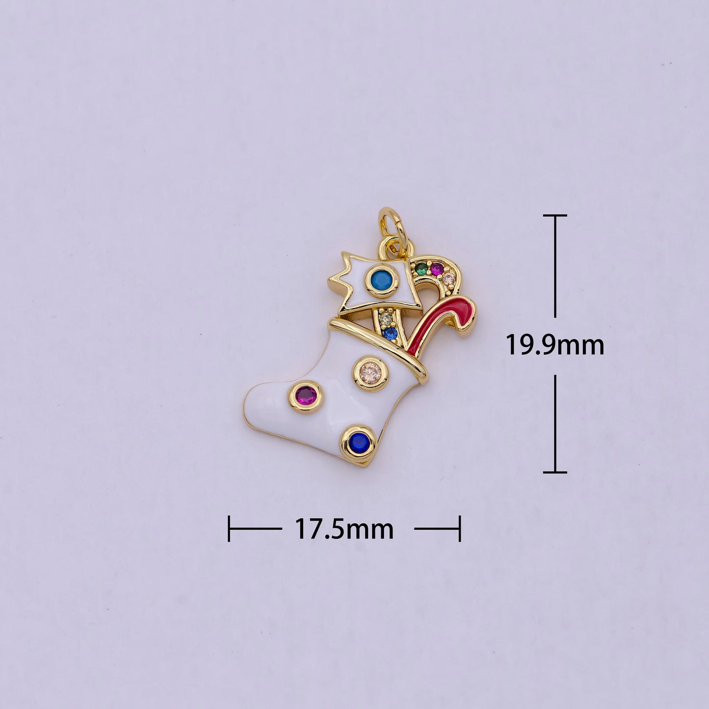 Dainty christmas charm set, bulk wholesale christmas theme pendant xmas jewelry for necklace bracelet earring | c-481
