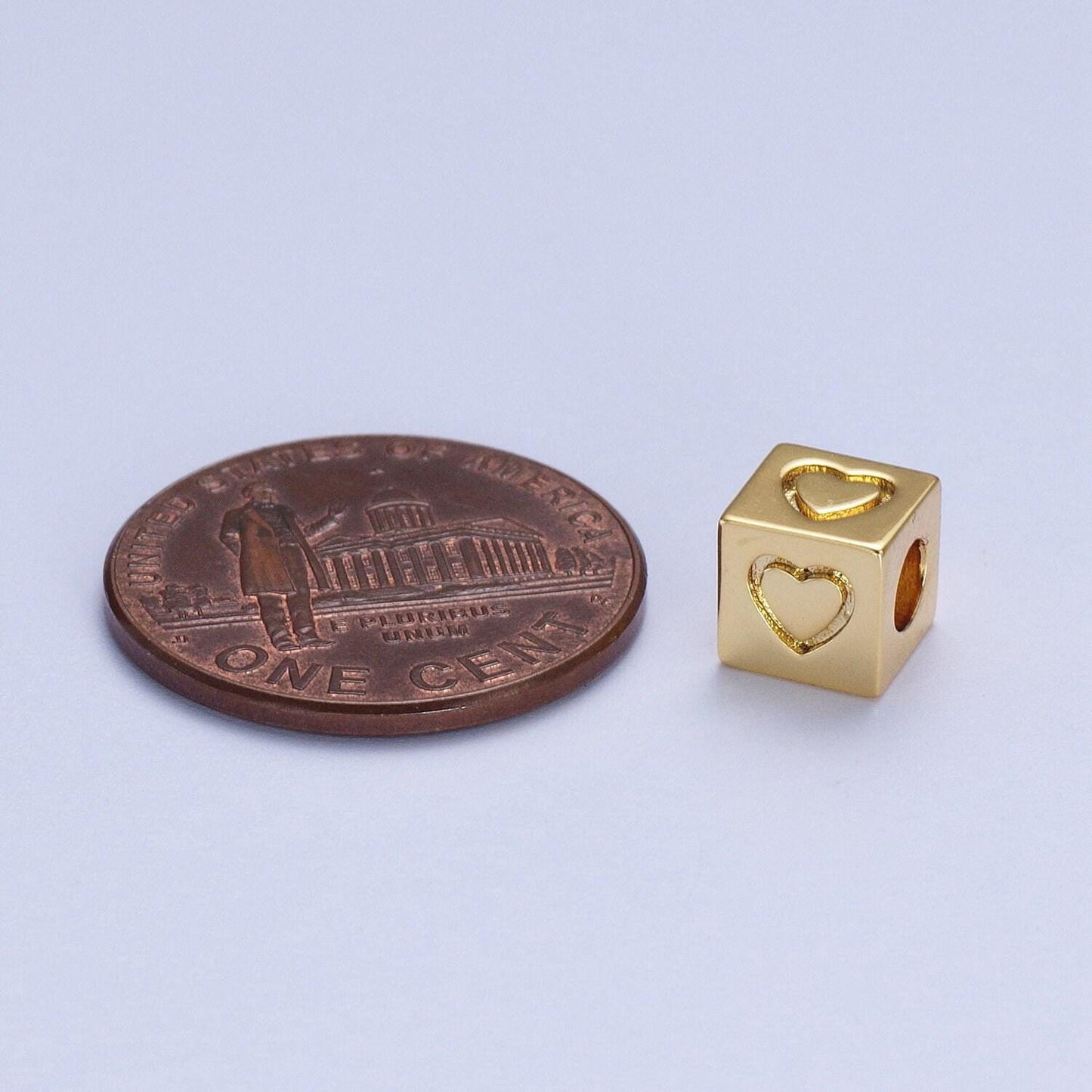 1x gold cube box square beads size 6mm star heart moon spacer findings for jewelry making supplier and wholesale