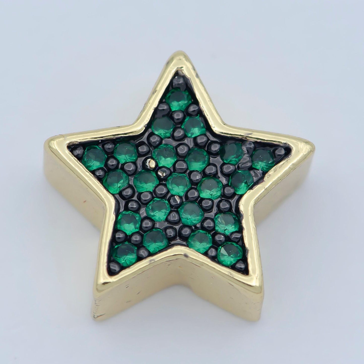 14k gold filled star beads, star spacer beads, gold bracelet charms rose gold silver love jewelry supplies component findings 10mm