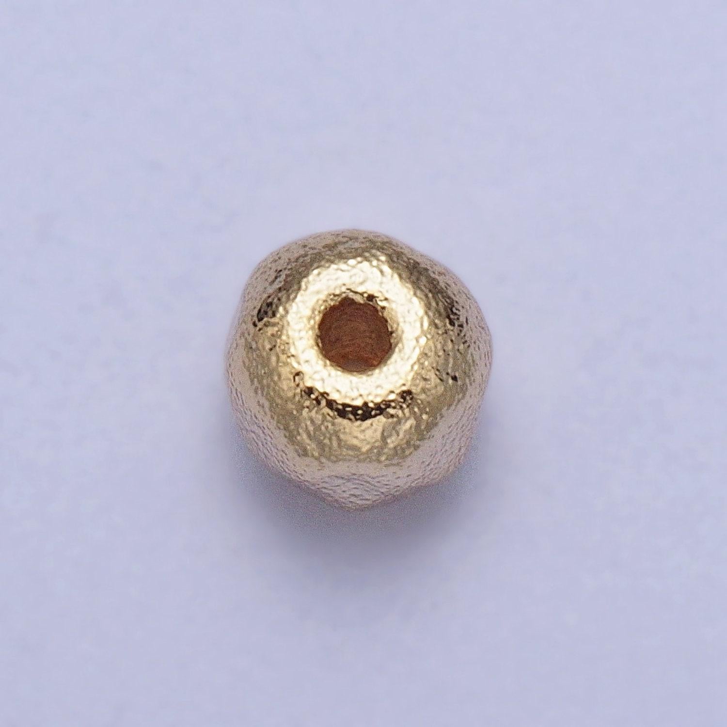 20x matte gold plated round spacer bead connector for bracelet necklace component 4mm bead spacer bd-006