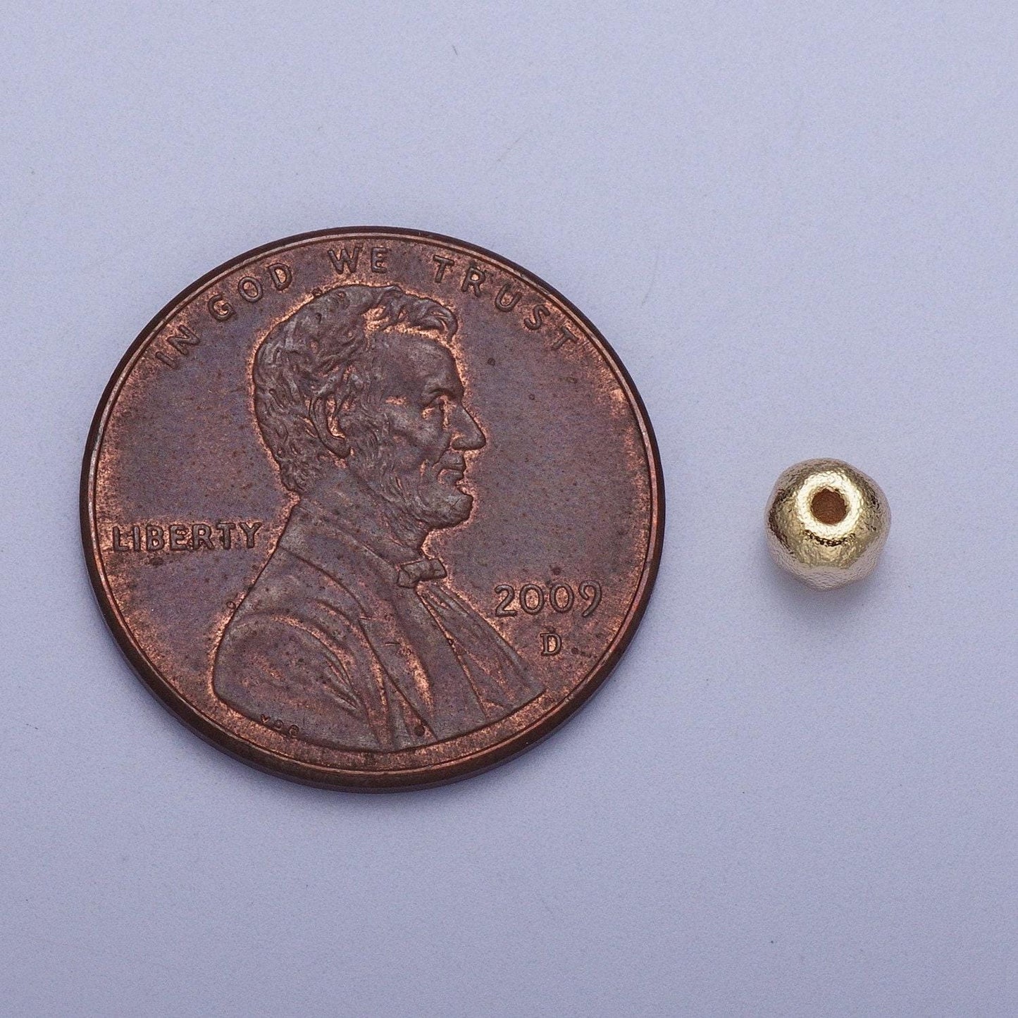 20x matte gold plated round spacer bead connector for bracelet necklace component 4mm bead spacer bd-006