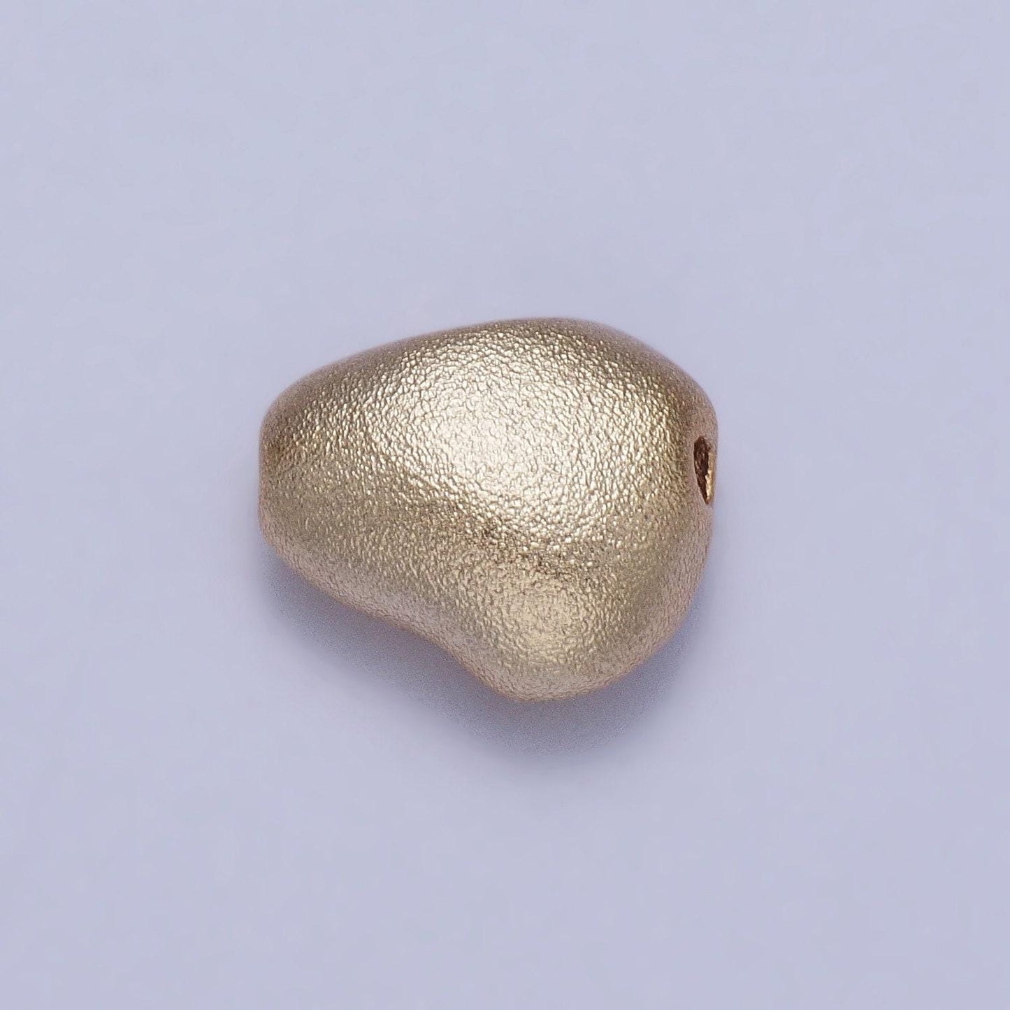 20x matte gold plated potato bean shaped spacer bead connector for bracelet necklace component 9.7x8.5mm bead spacer bd-011