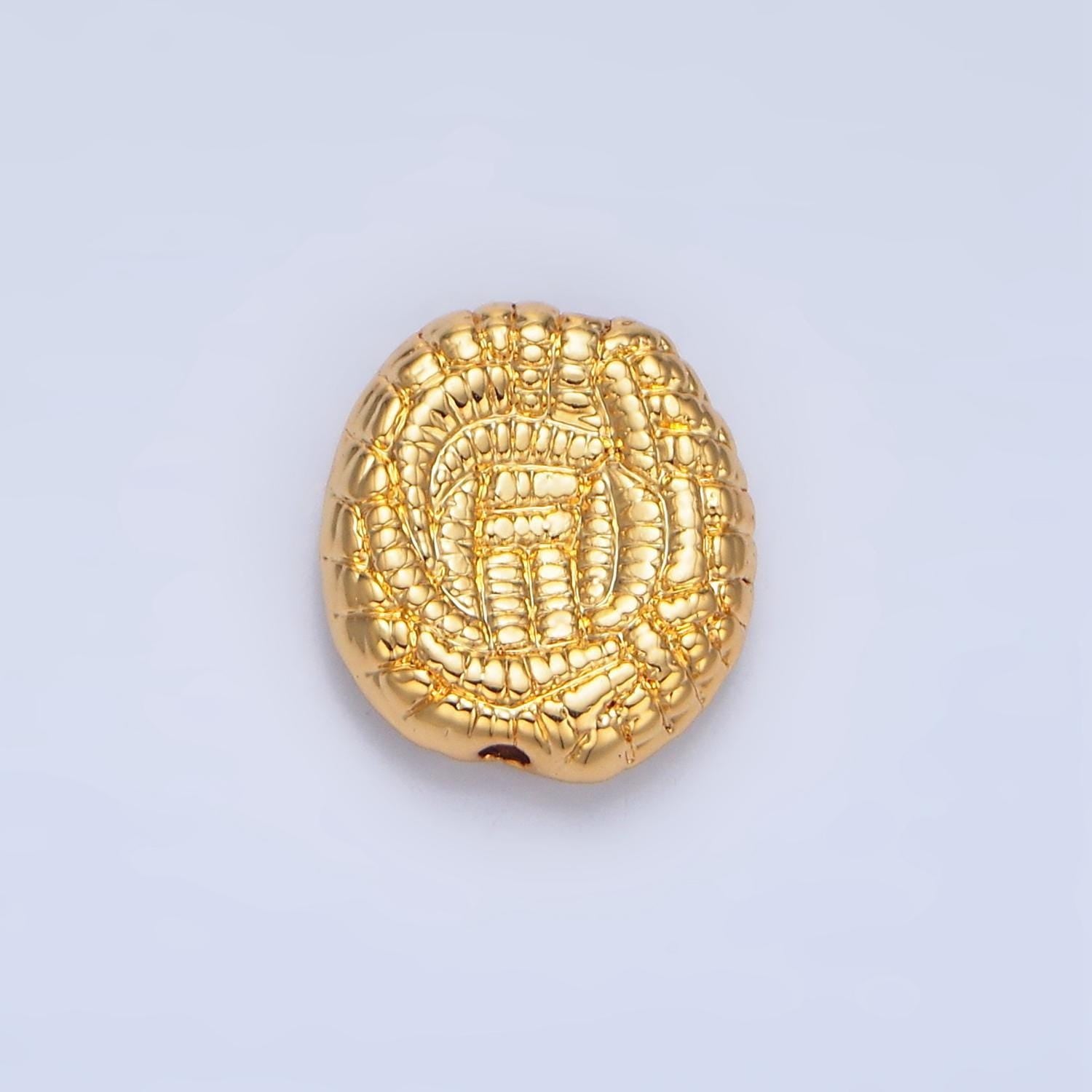 Bundle-rope 13mm bead, 24k gold filled bead | b-186