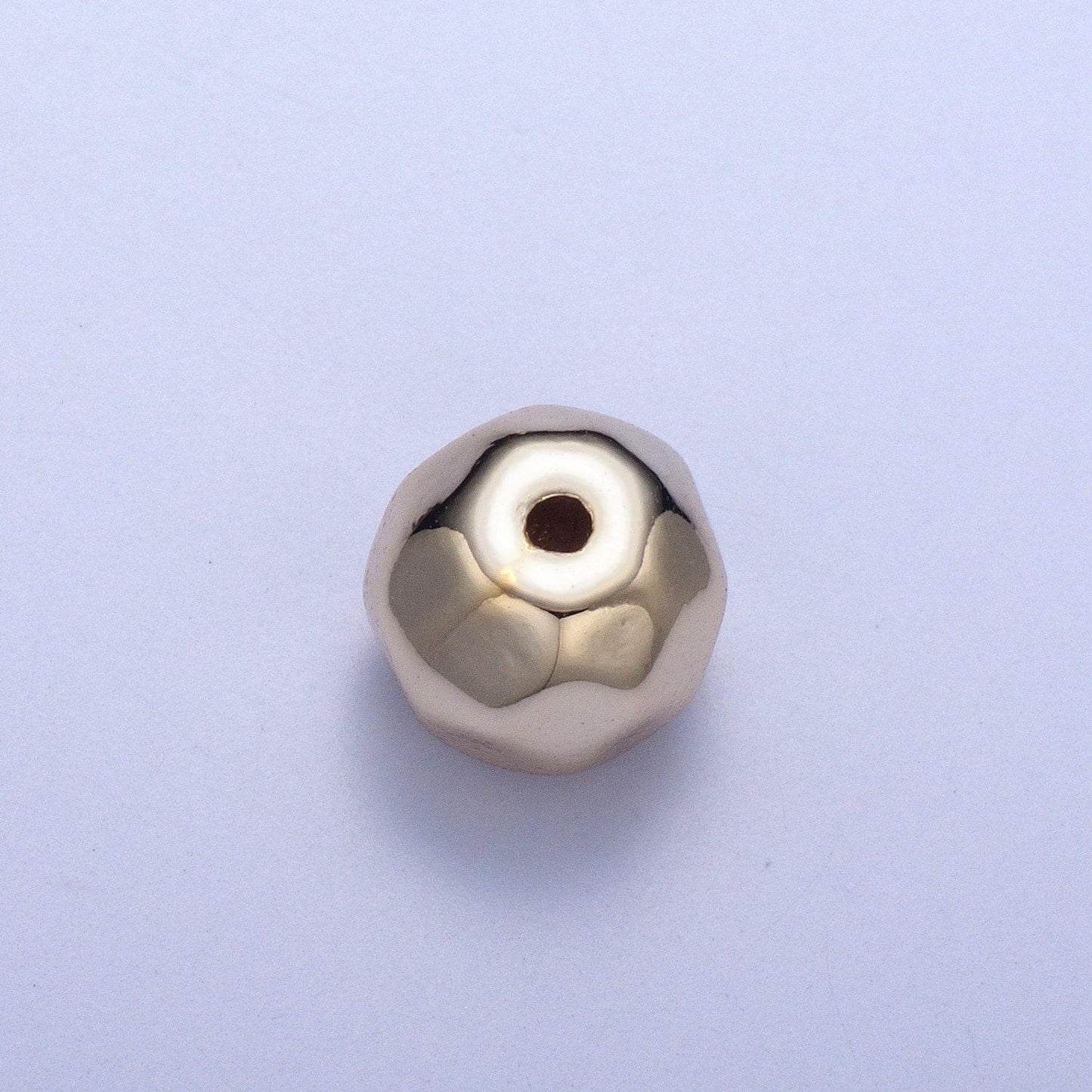 20pcs/bag tiny round apple-shaped bead spacer, 3 sizes gold silver plated dented ball spacer | b-049, b-096,b-128, w-936, w-934, w-935