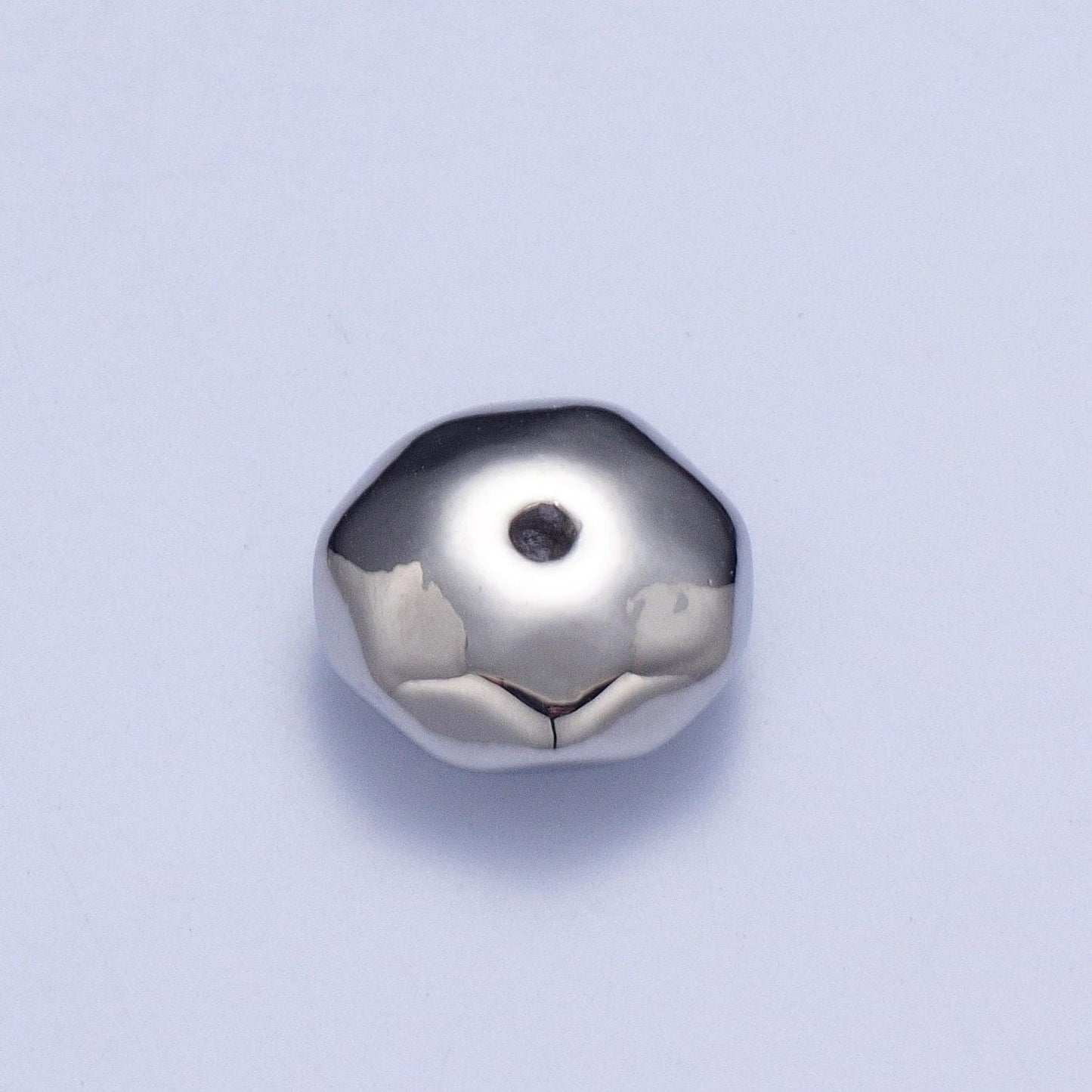 20pcs/bag tiny round textured dented 4.0/8.0mm bead spacer, gold silver plated flat round bead spacer for diy jewelry | b-093, w-930, w-931