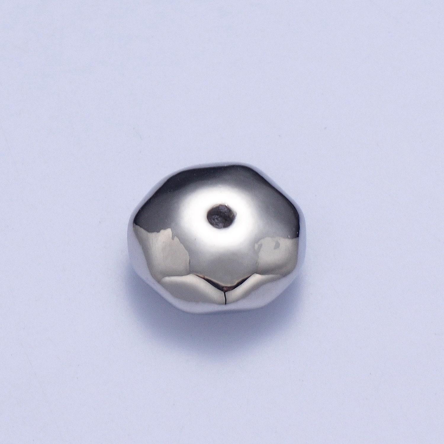 20pcs/bag tiny round textured dented 4.0/8.0mm bead spacer, gold silver plated flat round bead spacer for diy jewelry | b-093, w-930, w-931