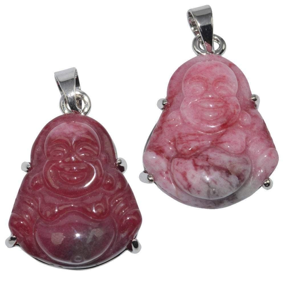 Dainty red jade buddha pendant minimalist jewelry for religious statement silver laughing buddha charm for necklace bracelet earring,ah-217